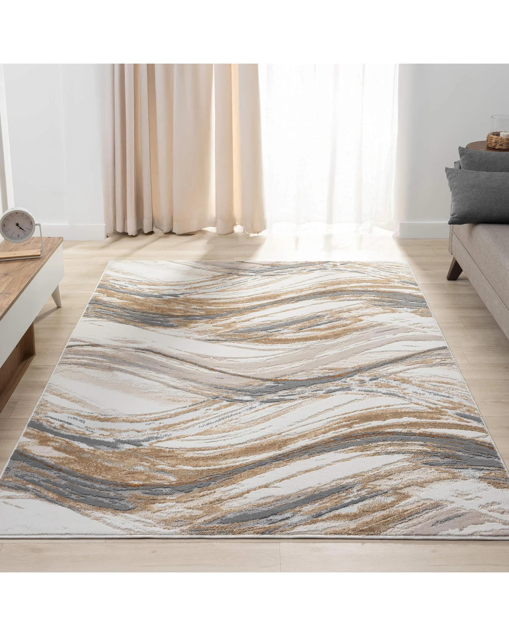 2 La Grace Home Weston Premium Rug - 120x170cm - Sand, 2 of 10