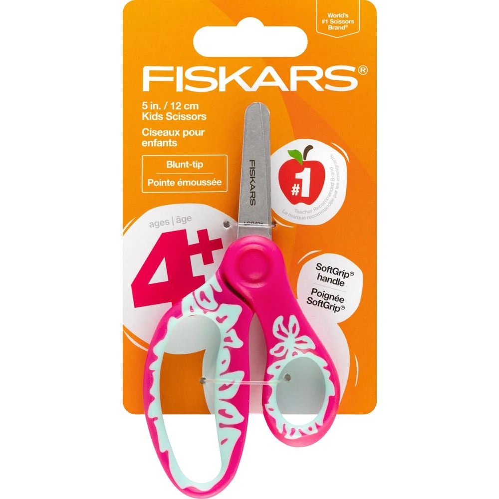 6 Fiskars Softgrip Blunt-tip Kids Scissors 5" Assorted, 6 of 8