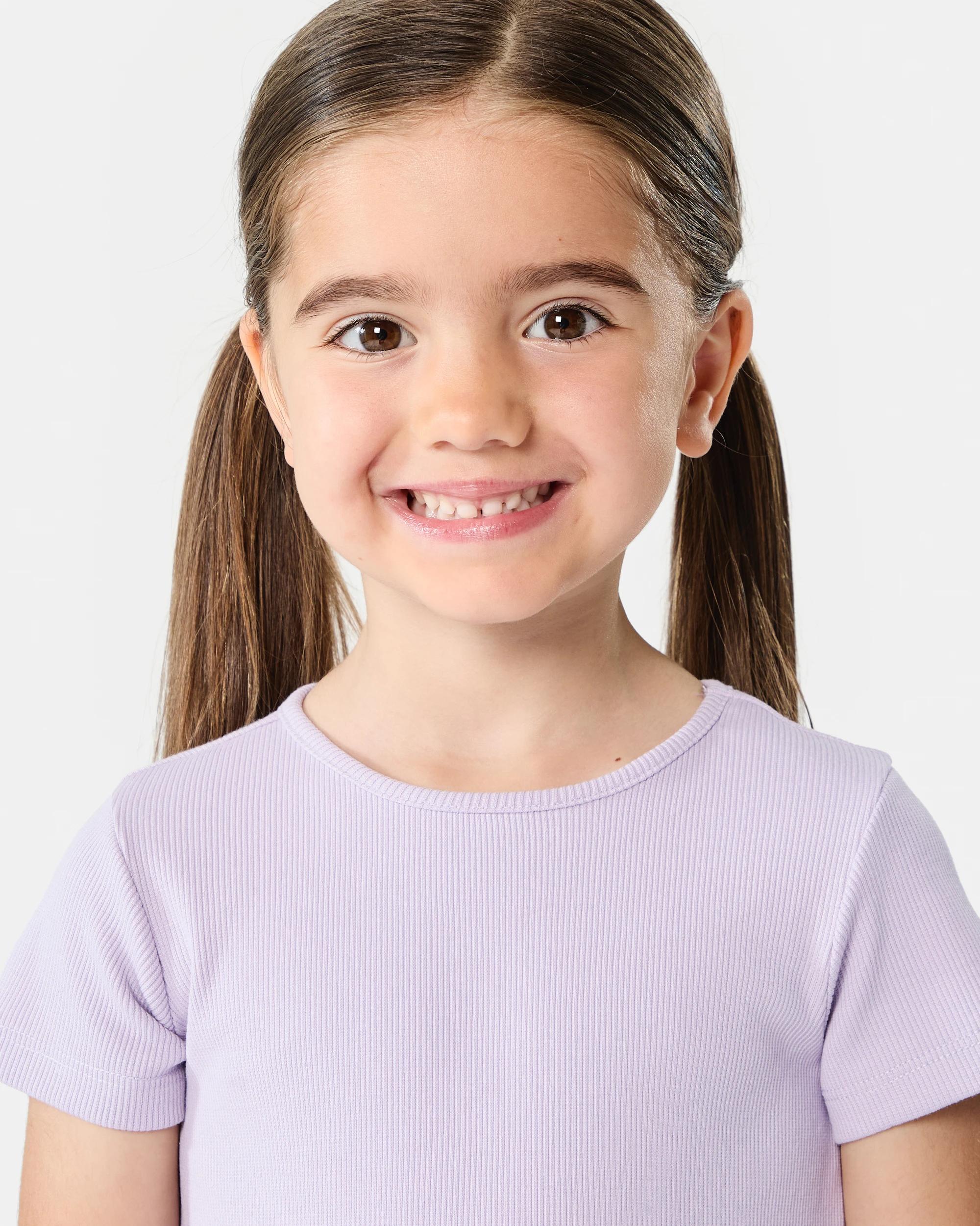 3 Short Sleeve Bubble Dress Pur Check, 3 of 7