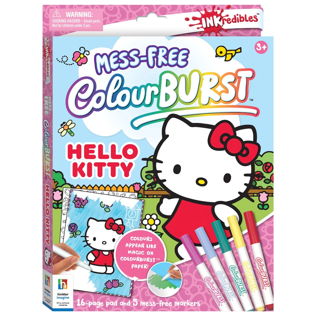 1 INKredibles Mess-Free ColourBurst Hello Kitty Activity Kit - Book, 1 of 6