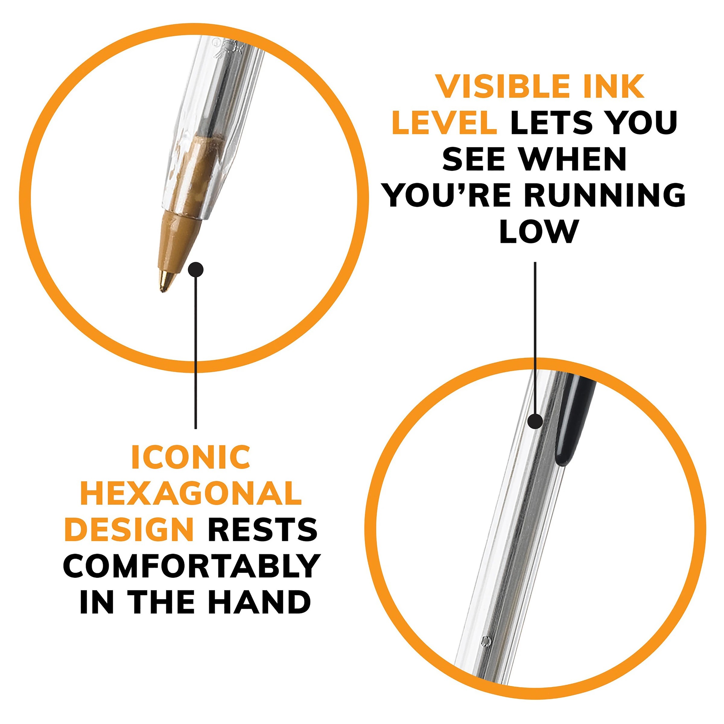 3 50 Pack BIC Cristal Original Ballpoint Pens - Black, 3 of 5