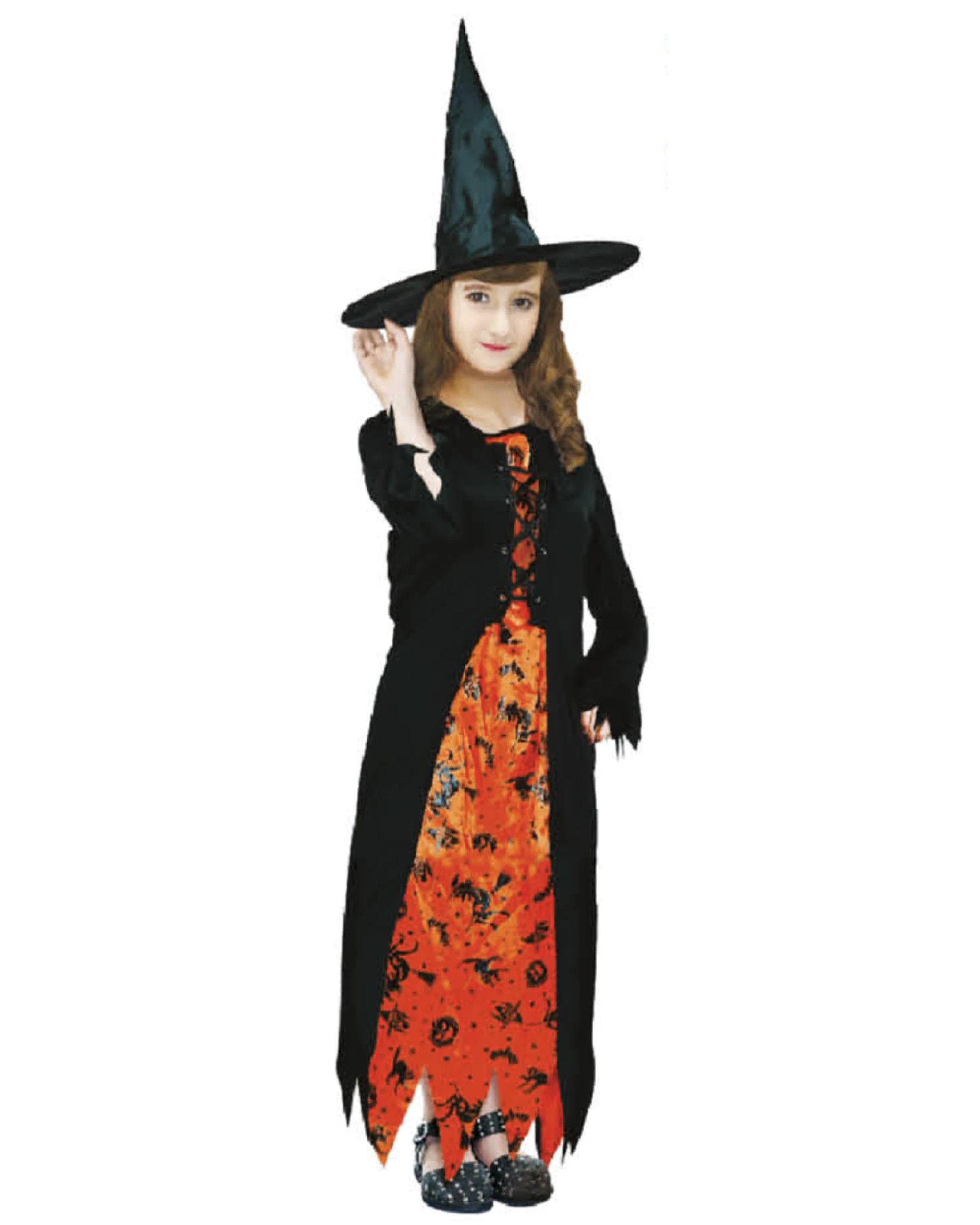 1 BR Costumes Children's Witch Costume with Hat, 1 of 2