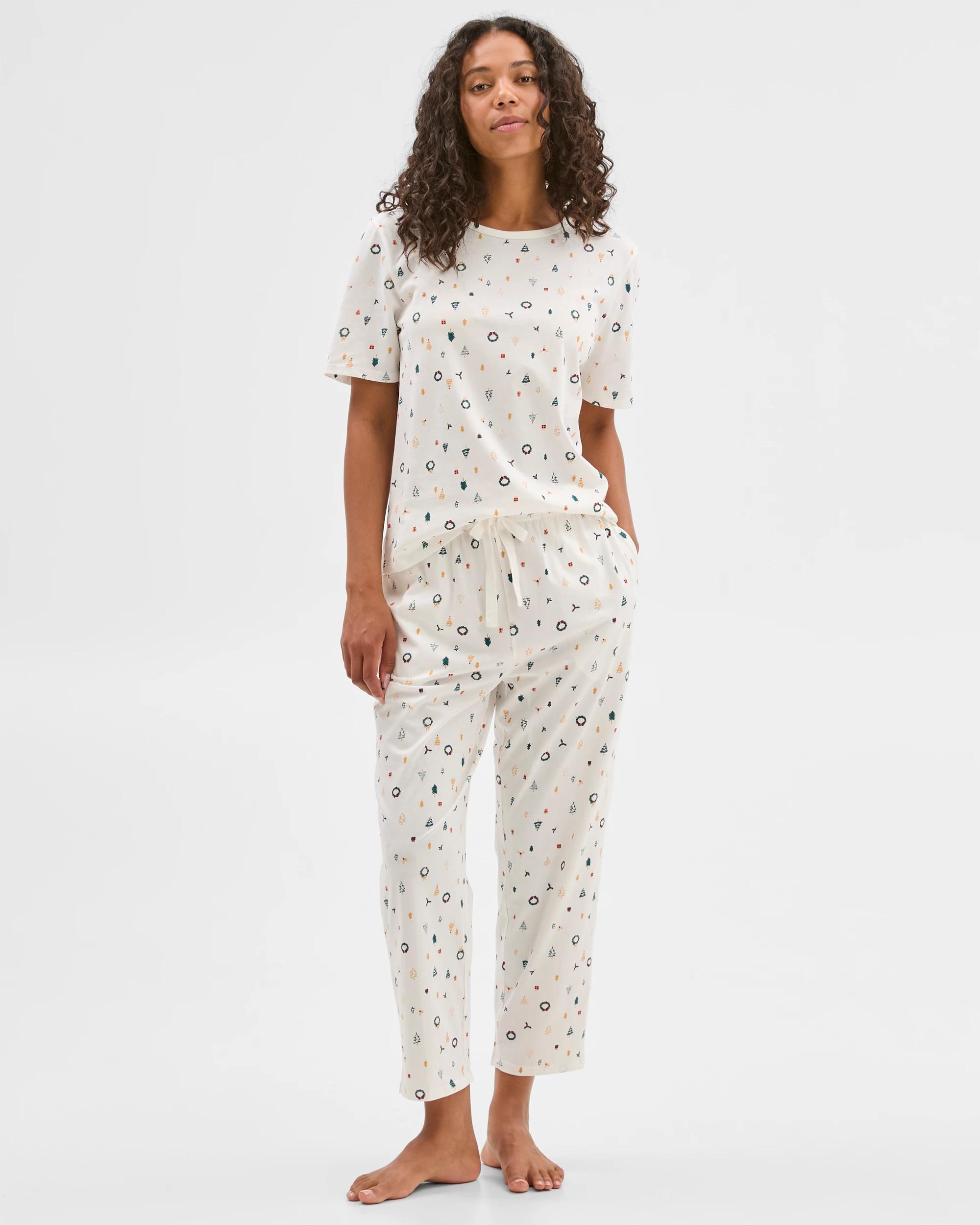 2 Target Christmas Australian Cotton Womens Pyjama Set CHRISTMAS DITSY, 2 of 7