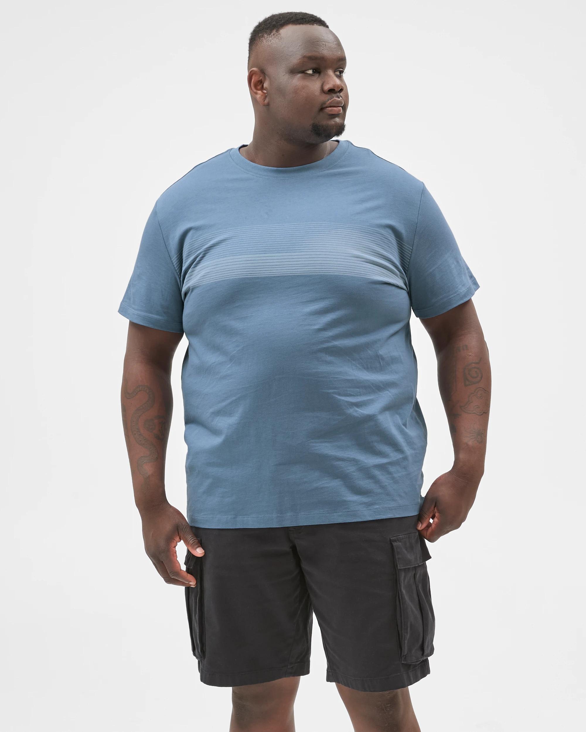 2 Target Man Plus Size Australian Cotton Graphic T-Shirt COPEN BLUE, 2 of 5