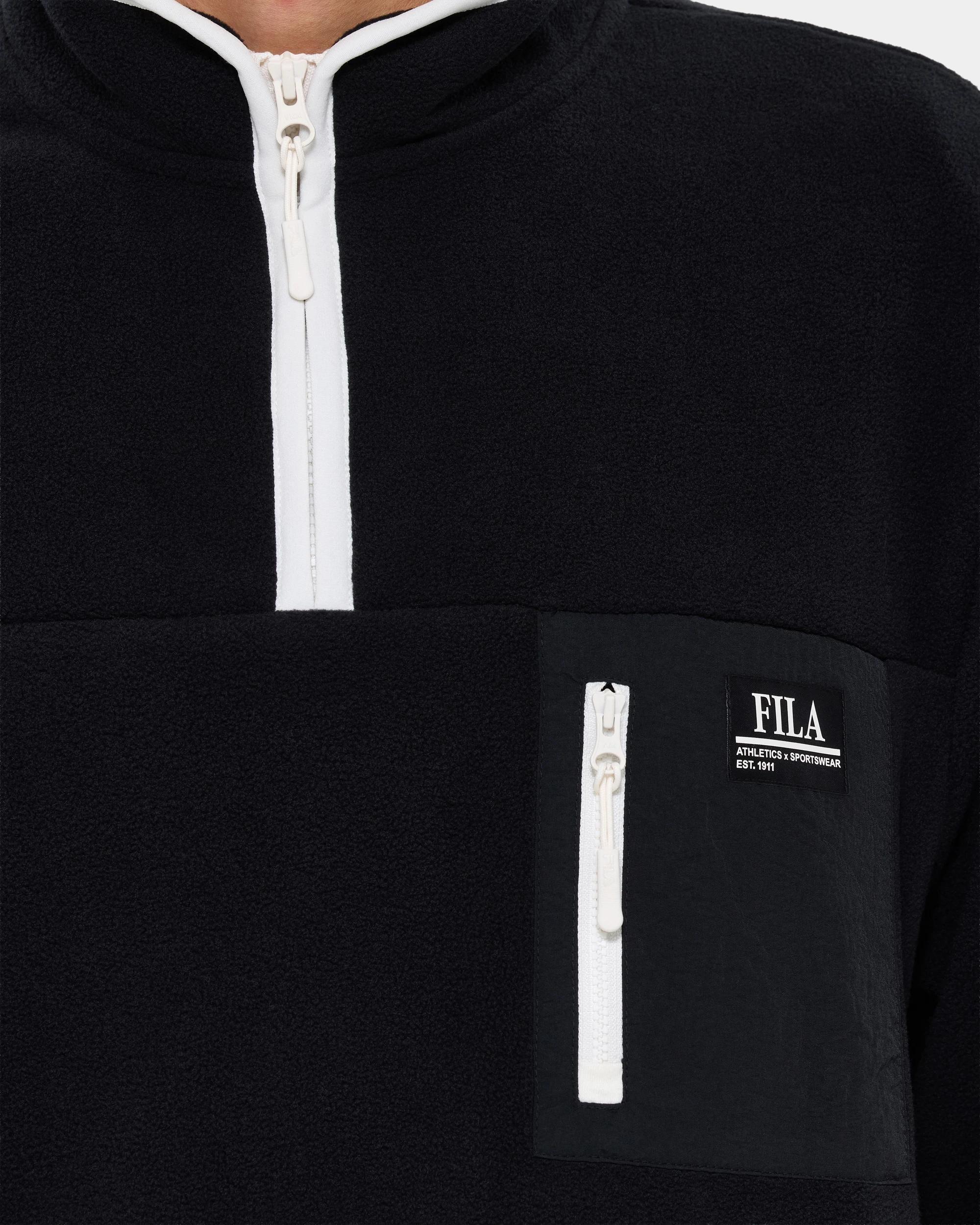 5 Fila Toby Fleece Pullover - Black BLACK, 5 of 8