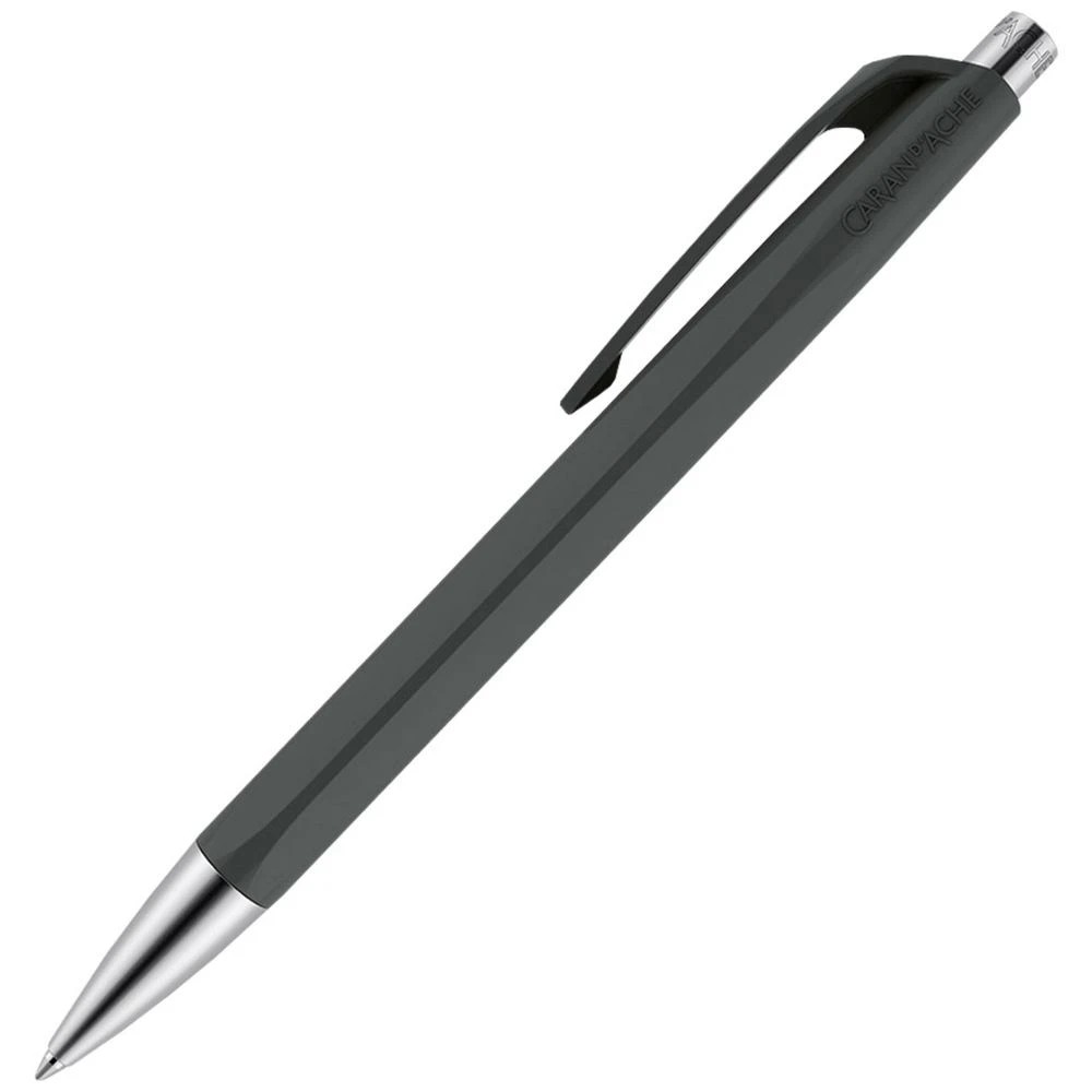 1 Caran d’Ache 888 Infinite Ballpoint Pen Charcoal Grey, 1 of 3