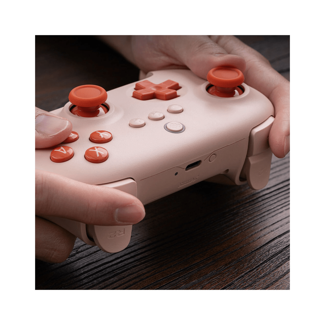 5 8bitdo Bluetooth Wireless Switch Controller Orange Edition Ultimate C Model - Ergonomic Design - Orange, 5 of 5