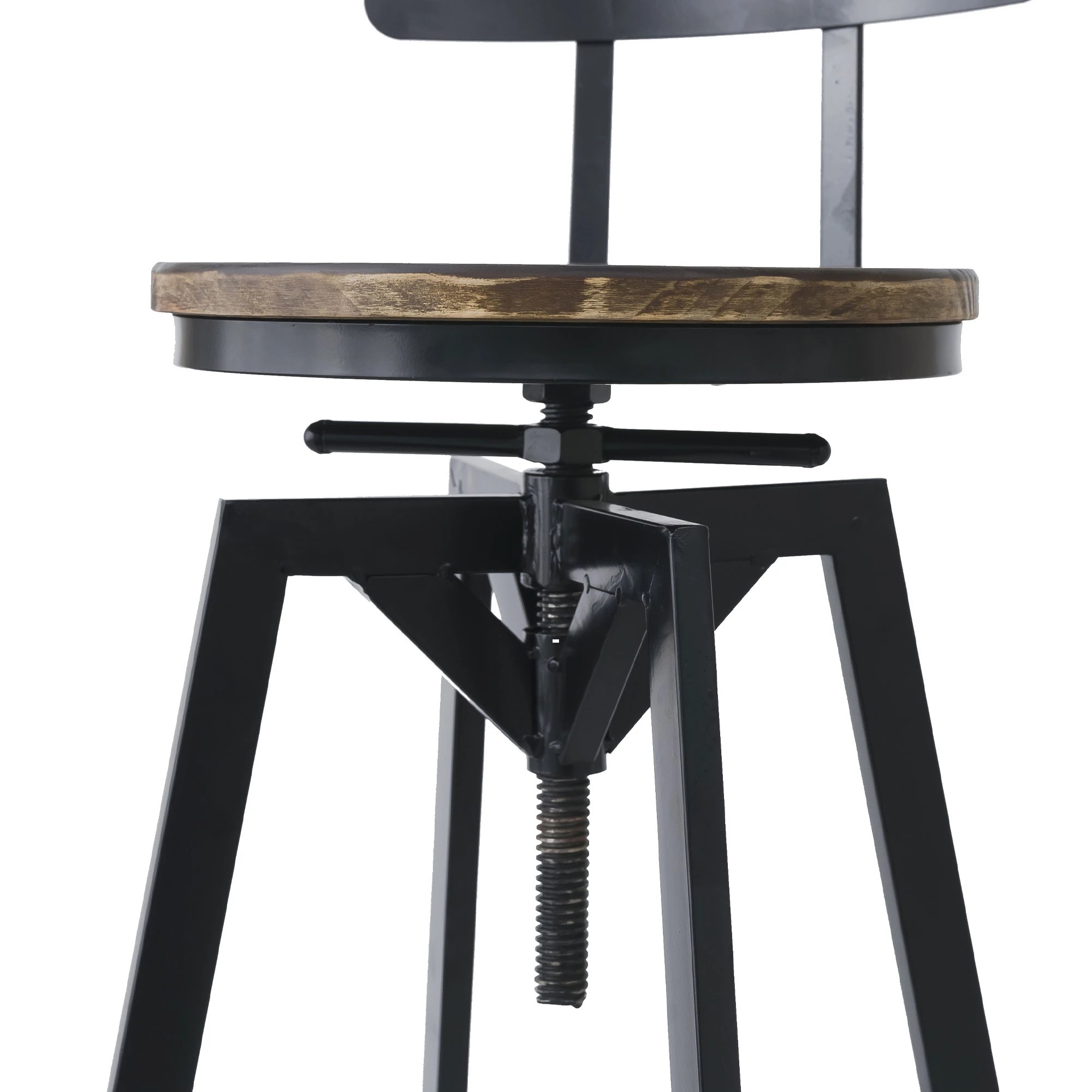 5 Levede 4x Adjustable Bar Stools - Brown, 5 of 7