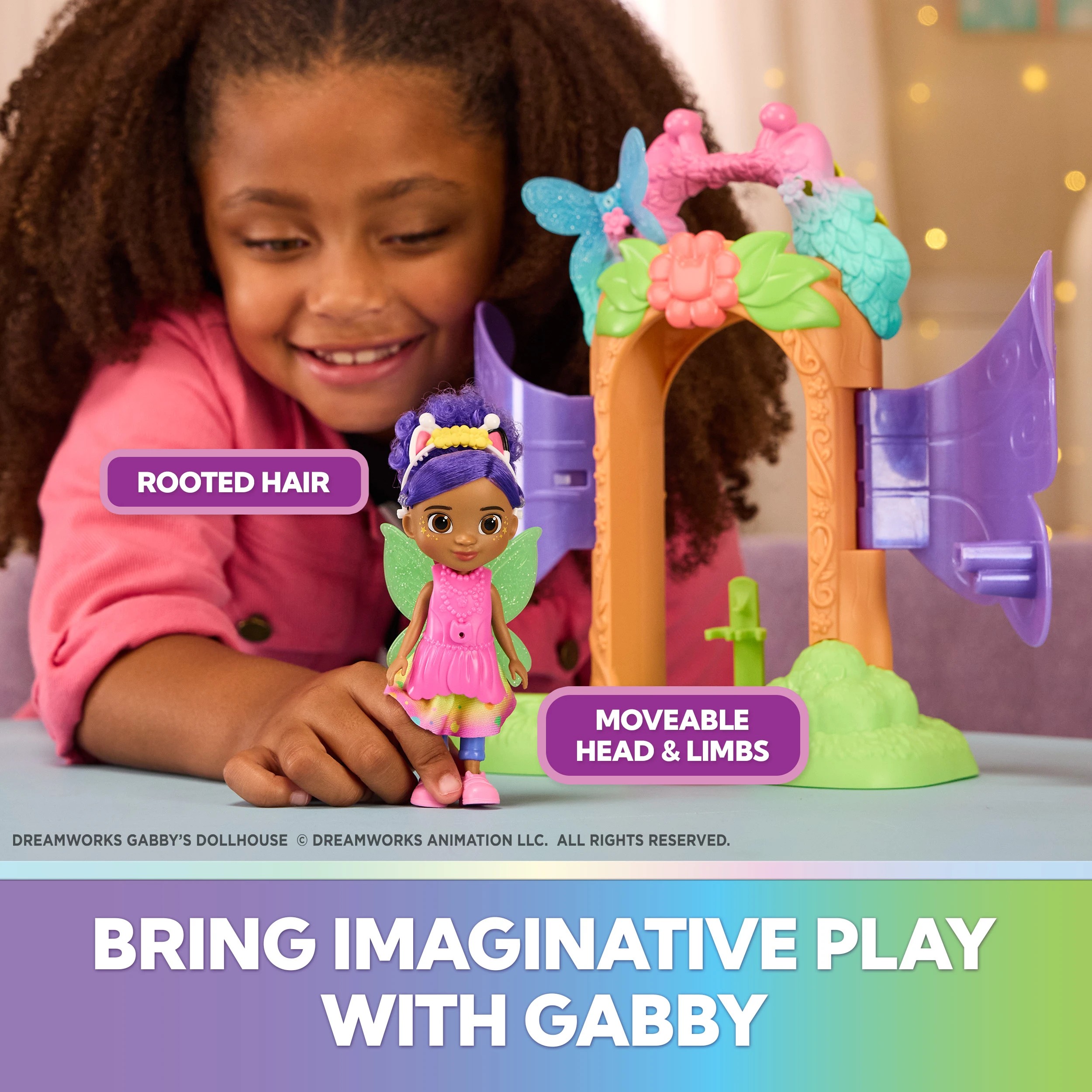 5 Gabby's Dollhouse Fairylandia Fairy Magic Reveal Playset, 5 of 6