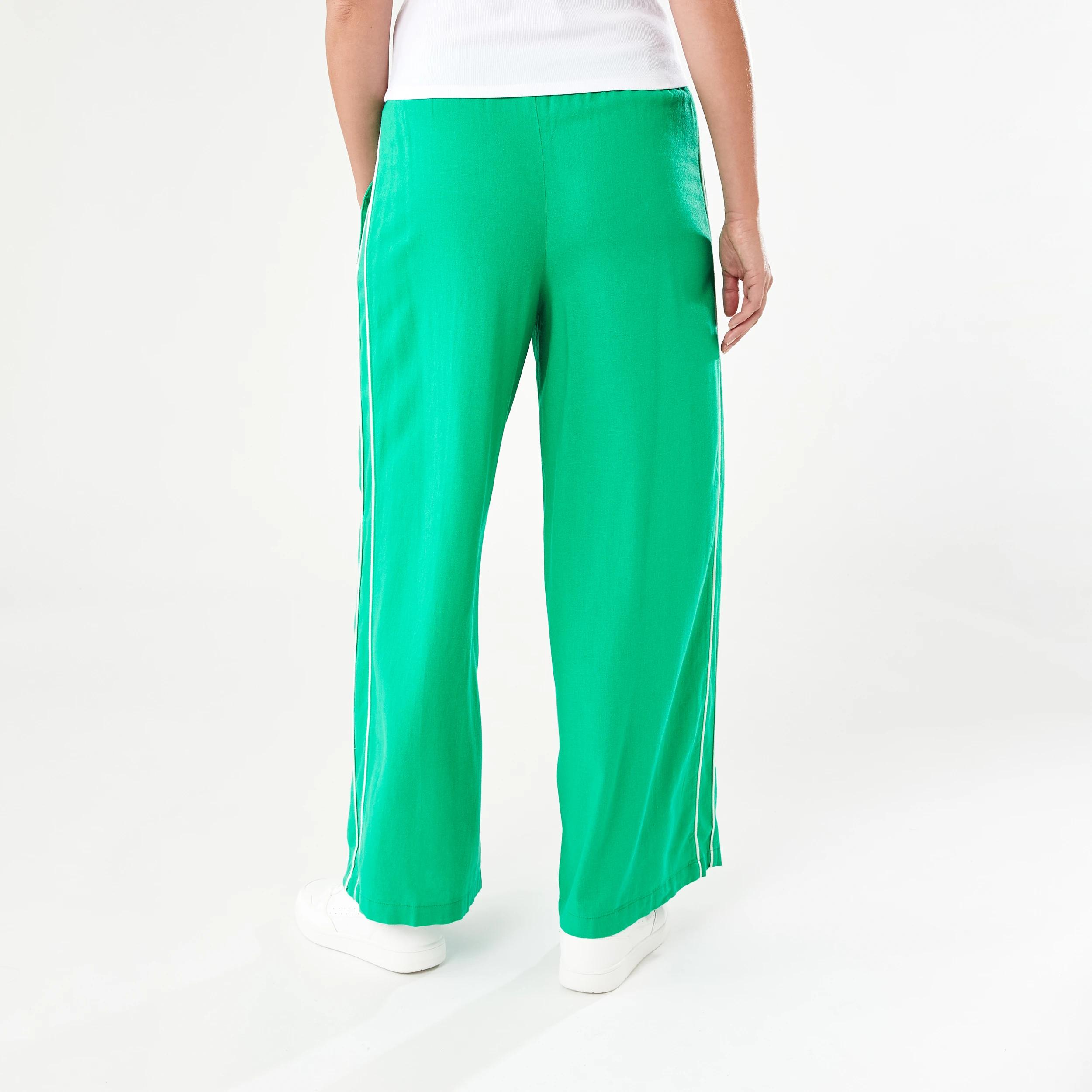 3 Wide Side Stripe Pants SIMPLY GREEN, 3 of 6