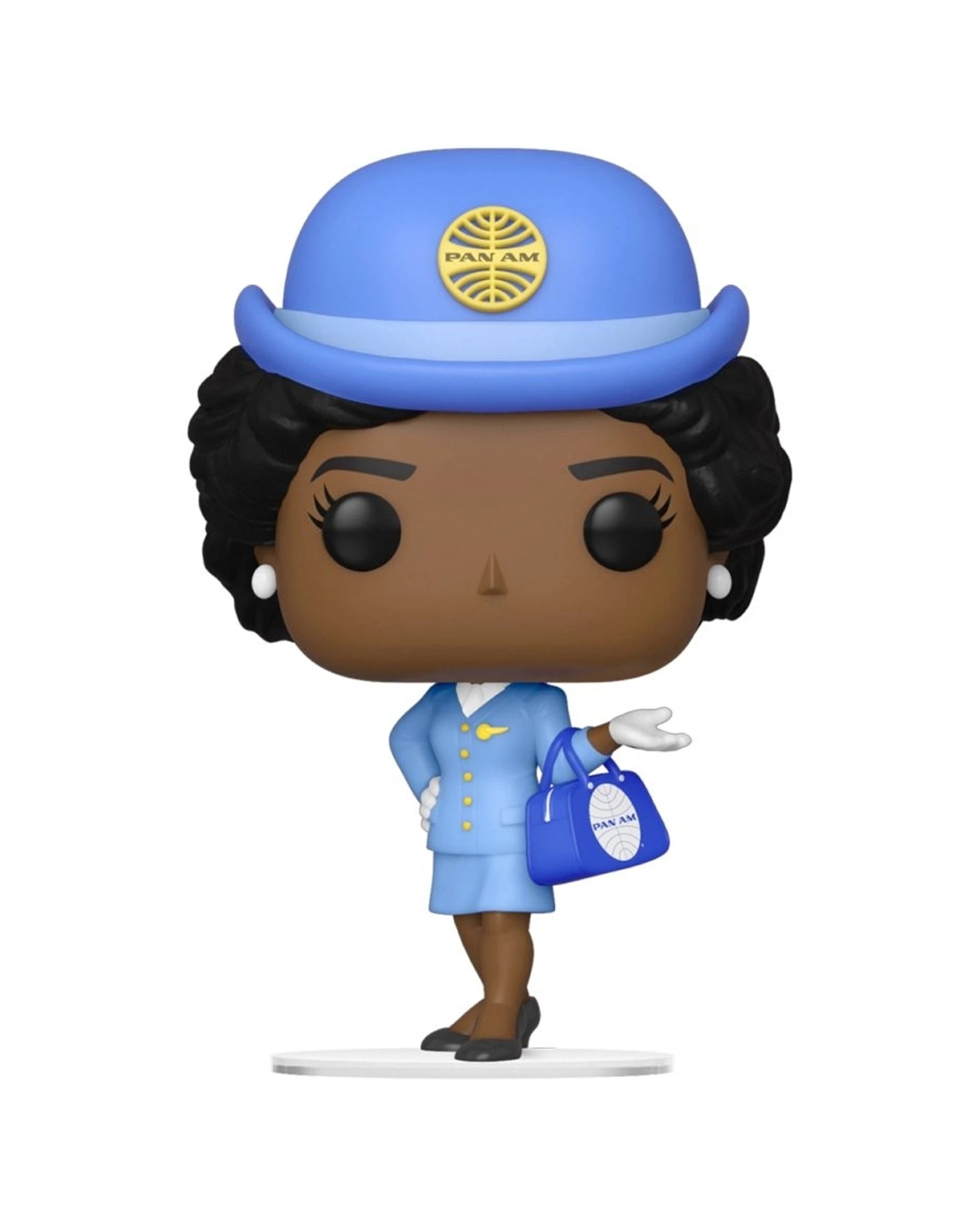 1 Pop Pan Am Pop Vinyl - Stewardess Action Figure - Vinyl Figure 10Cm - Blue, 1 of 3