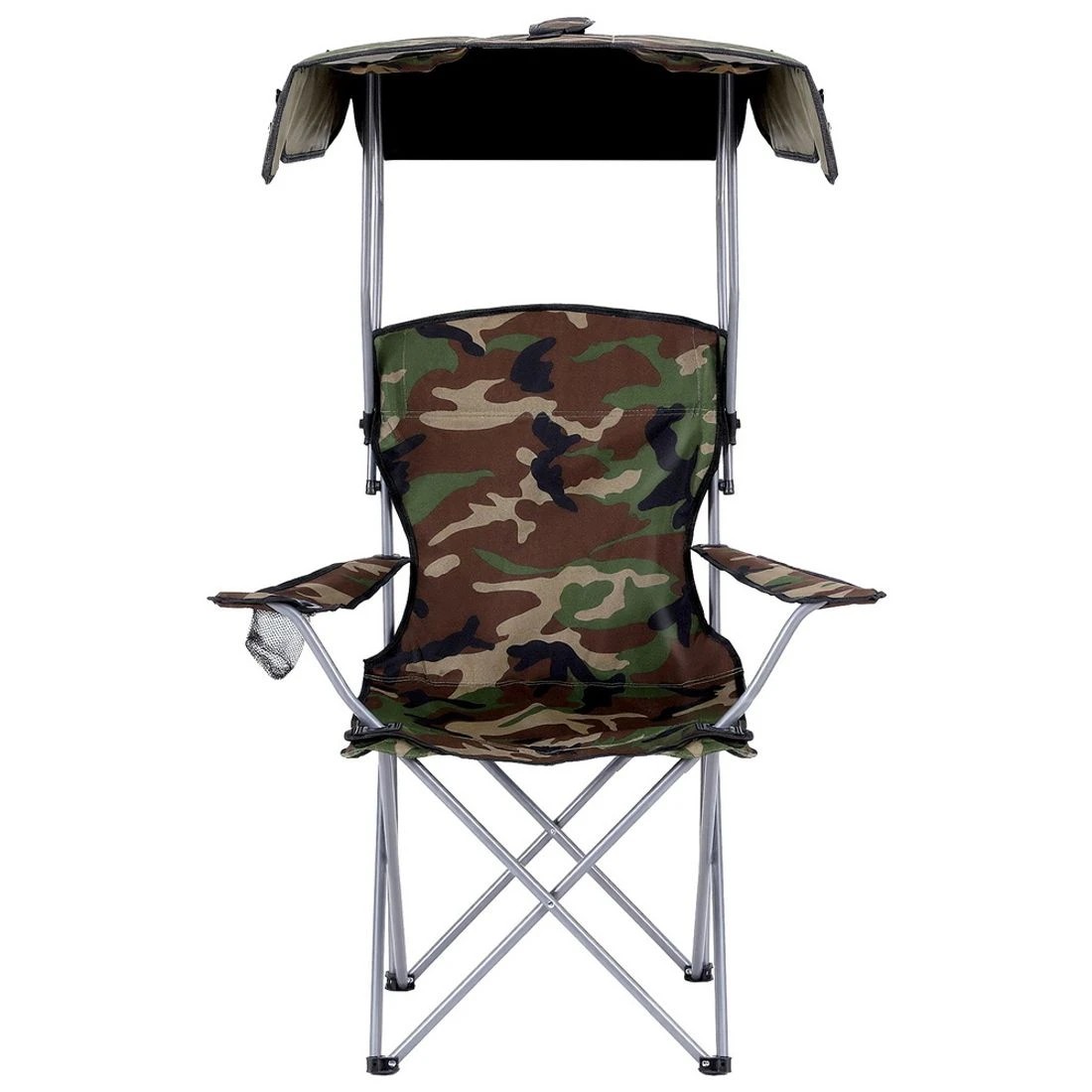 3 Weisshorn Camping Chair With Canopy Folding Outdoor Portable Seat Lightweight - Multi, 3 of 7