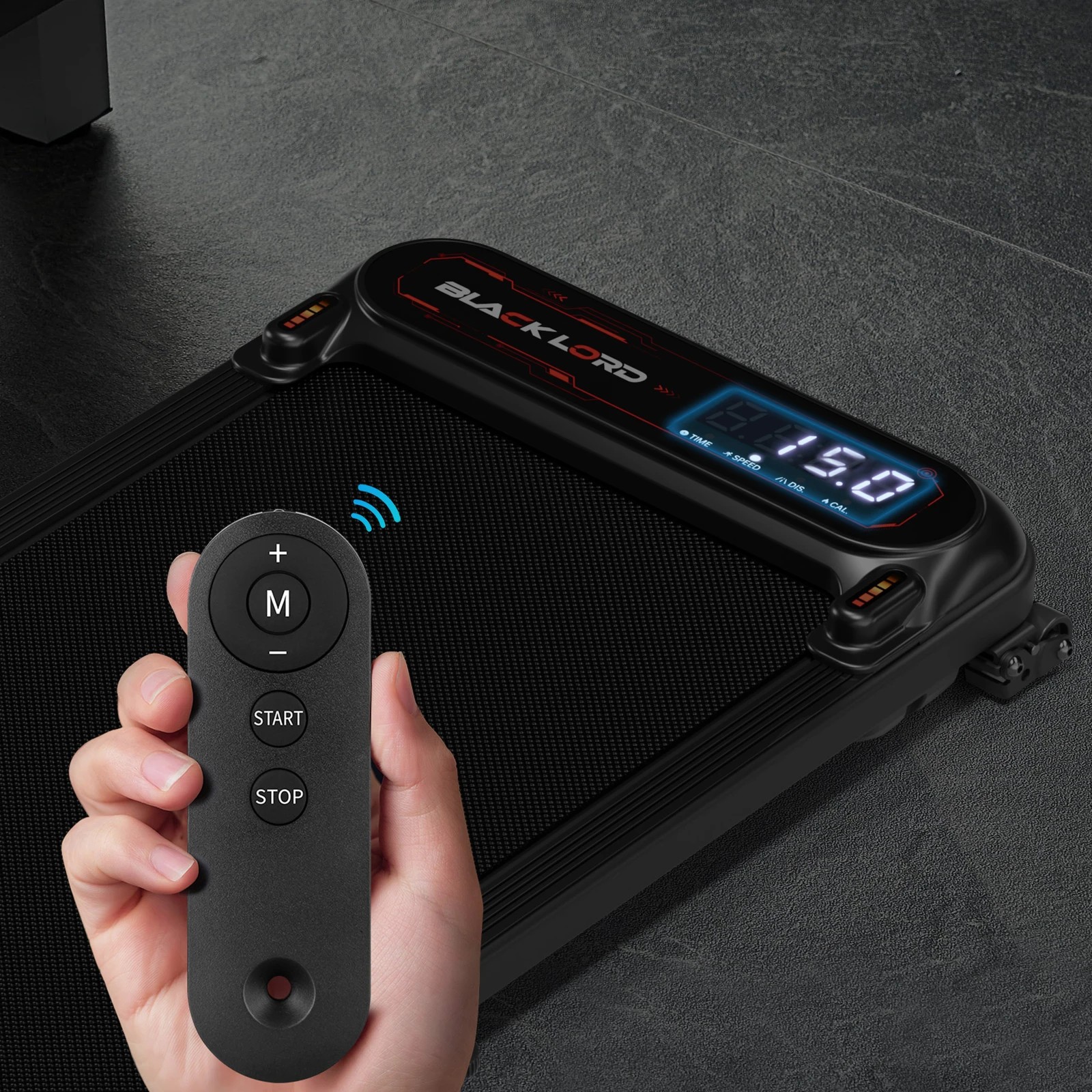 8 Black Lord Treadmill Electric Walking Pad Incline Shock Absorbers Gym - Black, 8 of 10