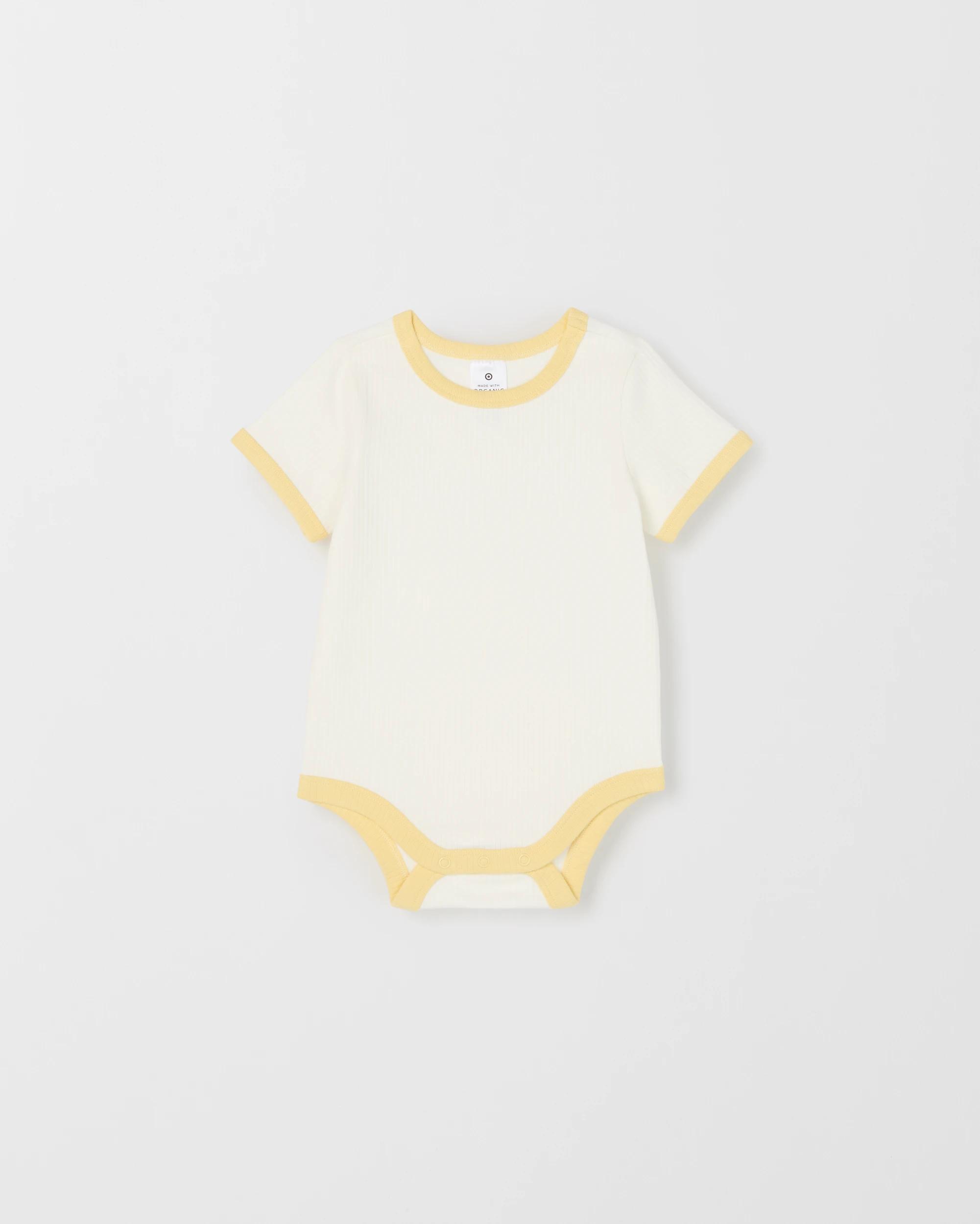 3 Target Baby Organic Cotton 5 Pack Ringer Rib Bodysuits STRIPE MULTI, 3 of 8