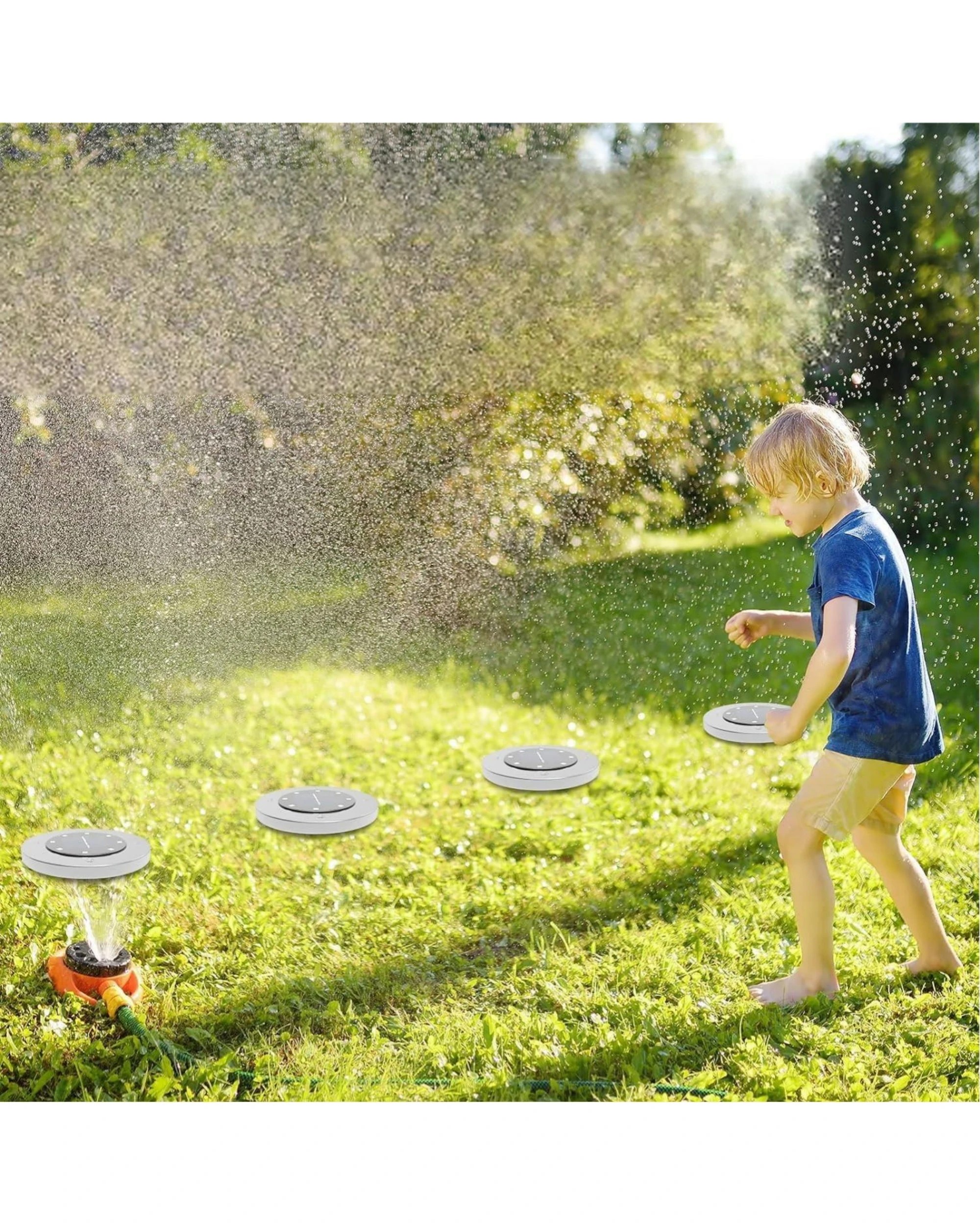 3 Advwin Solar Garden Lights 24 Pack Waterproof Outdoor - White, 3 of 6