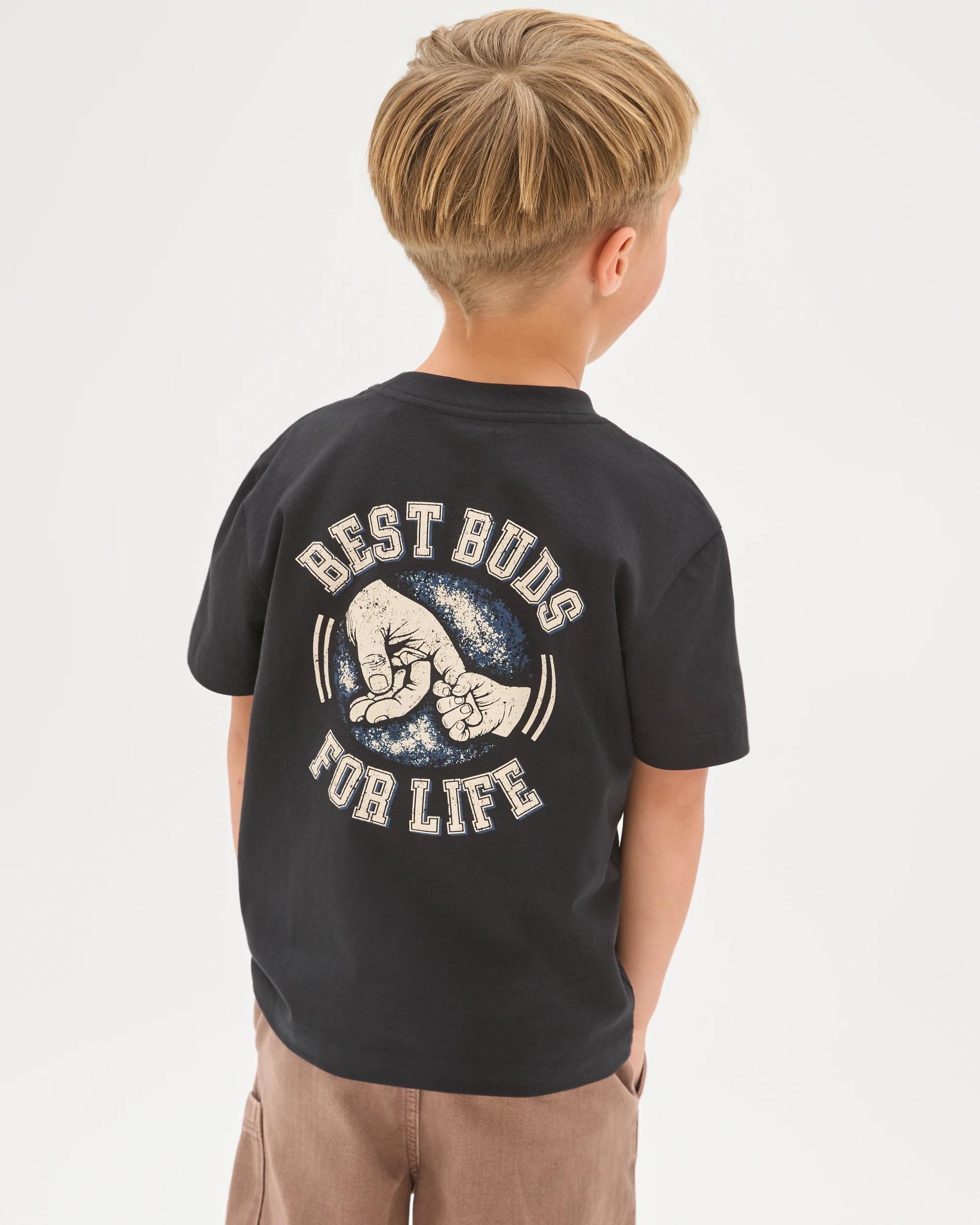 5 Target Kids Family Matching Australian Cotton Mini Me T-Shirt BLACK, 5 of 9