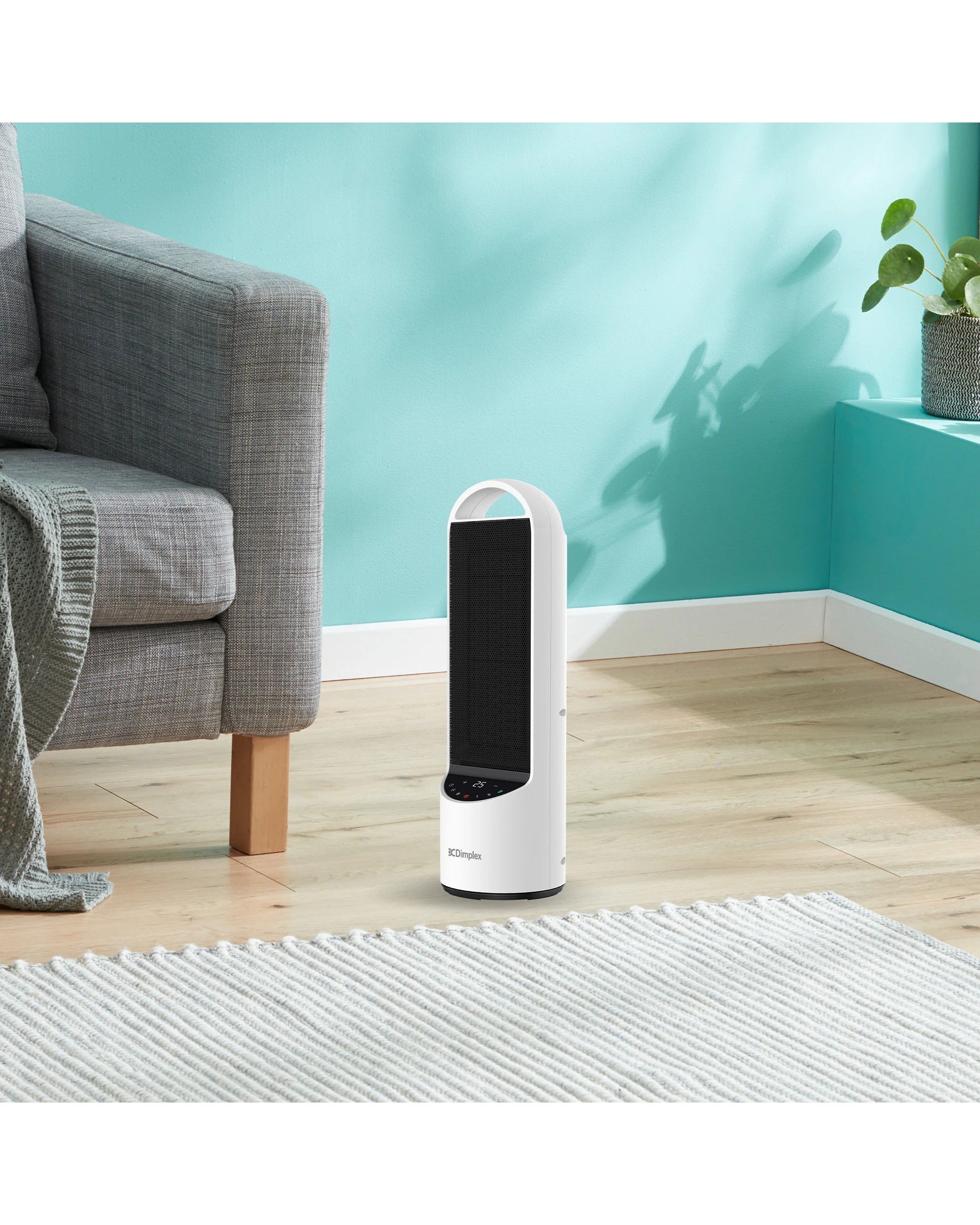 4 Dimplex 2kW Tall Ceramic Heater Brushless DC Motor Manual Controls Oscillation
 - multi, 4 of 6