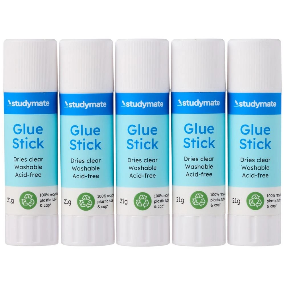 2 Studymate Glue Stick 21g 5 Pack, 2 of 3