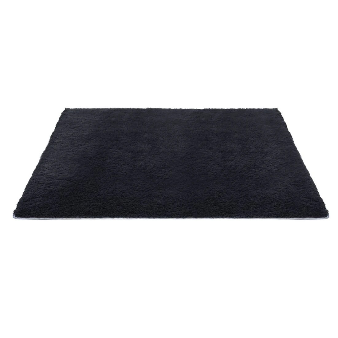 3 Artiss Floor Rug 200x230cm Plush Area Shaggy Rug Living Room Bedroom Carpet - Black, 3 of 9