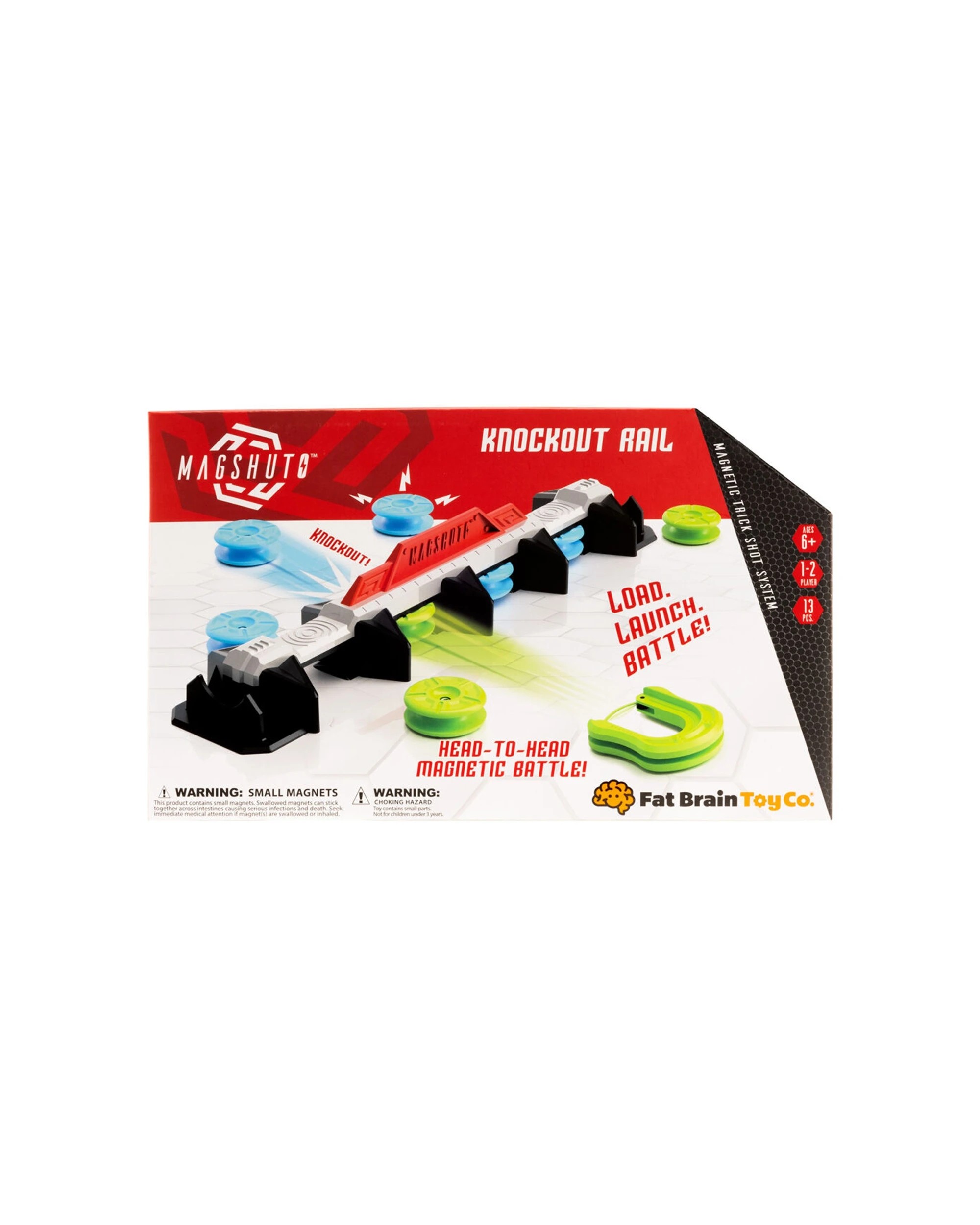 1 TOMY 13pc Magshuto Magnetic Trick Shot Knockout Rail Kids Toy Set - Multi, 1 of 8