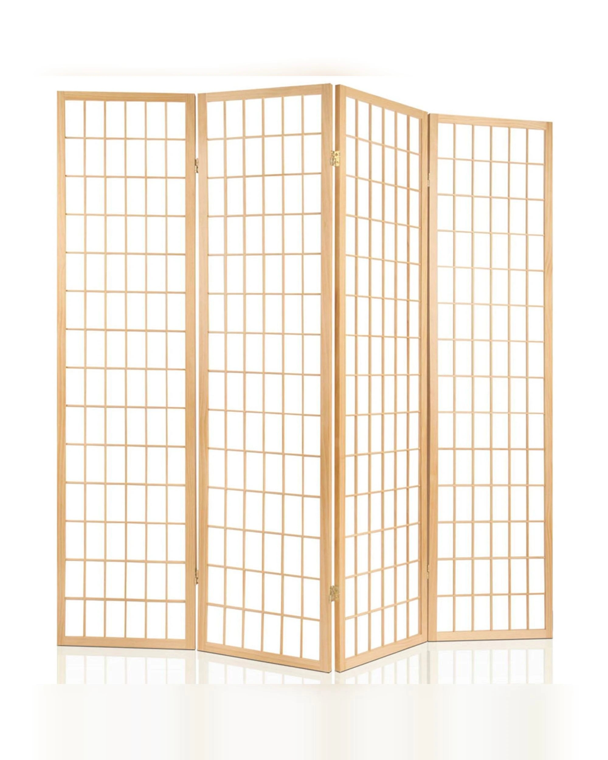 3 Artiss 6 Panel Room Divider Screen 261x179cm - Natural, 3 of 8