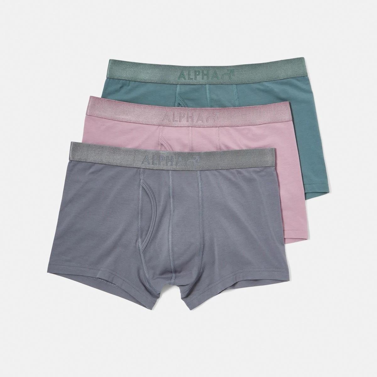 1 3 Pack Cotton Modal Trunks Gemstone, 1 of 8