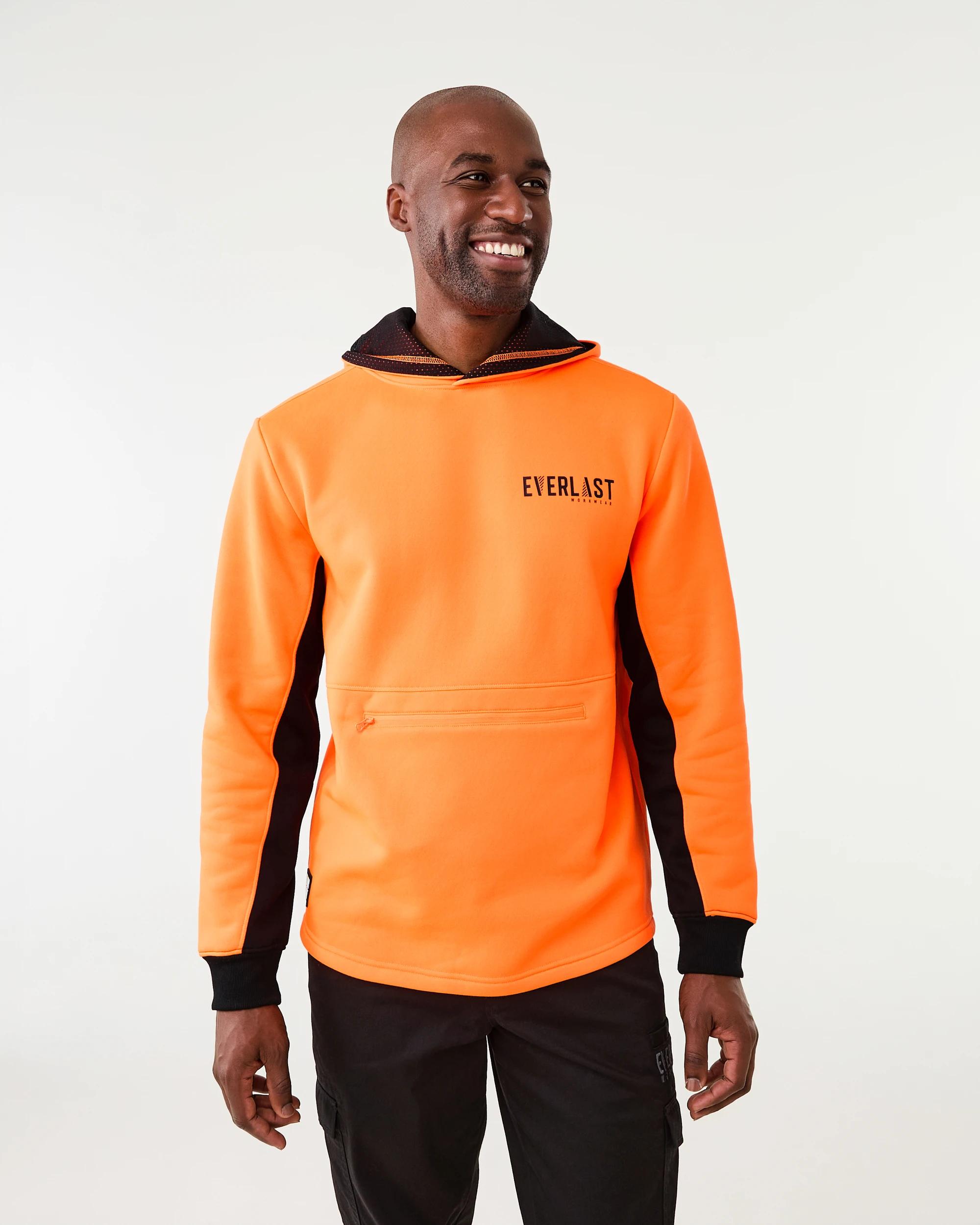 1 Everlast Work Pull Over Hoodie Orange, 1 of 8