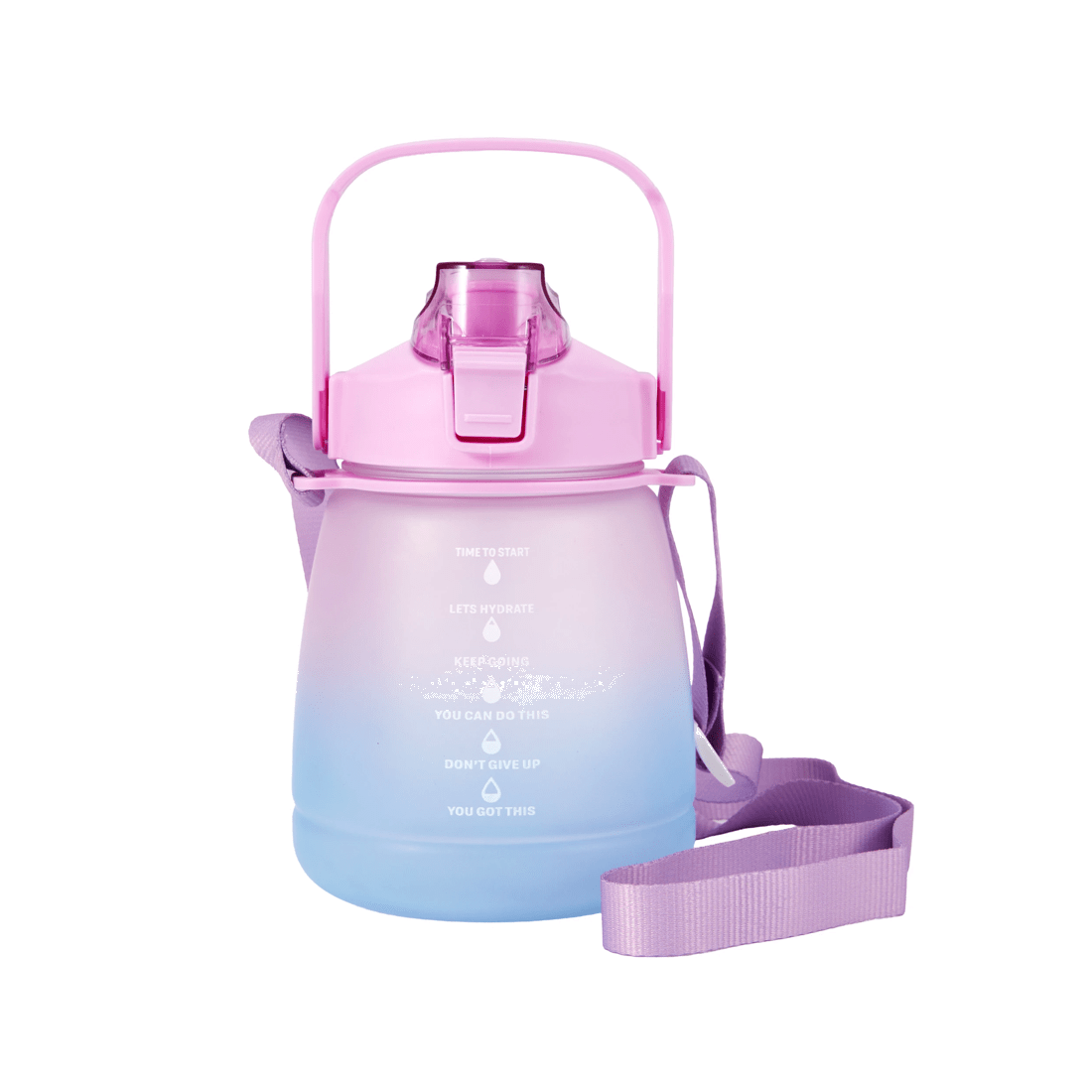 1 1.1L Pink Intake Drink Bottle with Handle, 1 of 6