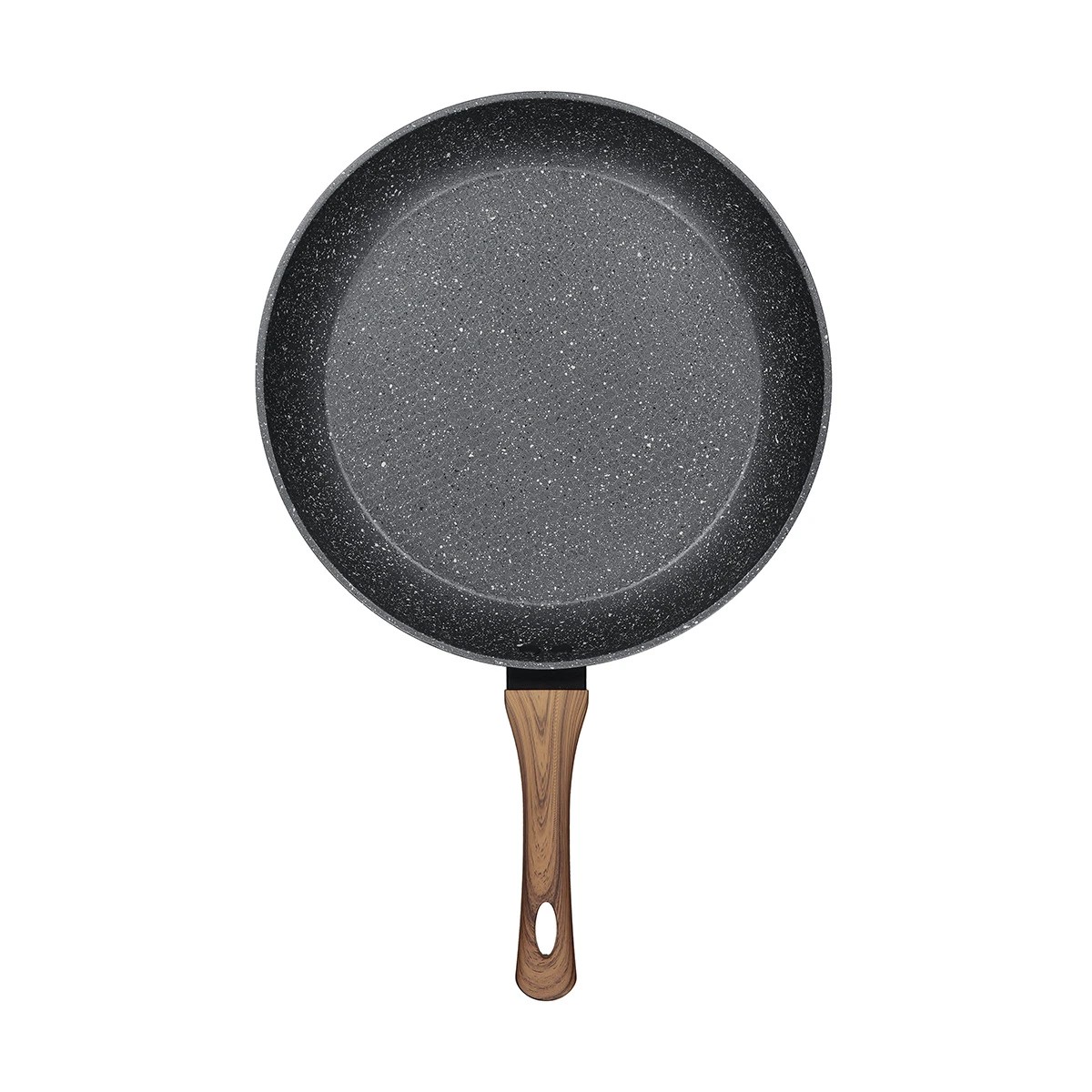 3 32cm Aluminium 4 Layer Non-Stick Frypan - Wood Look, 3 of 4