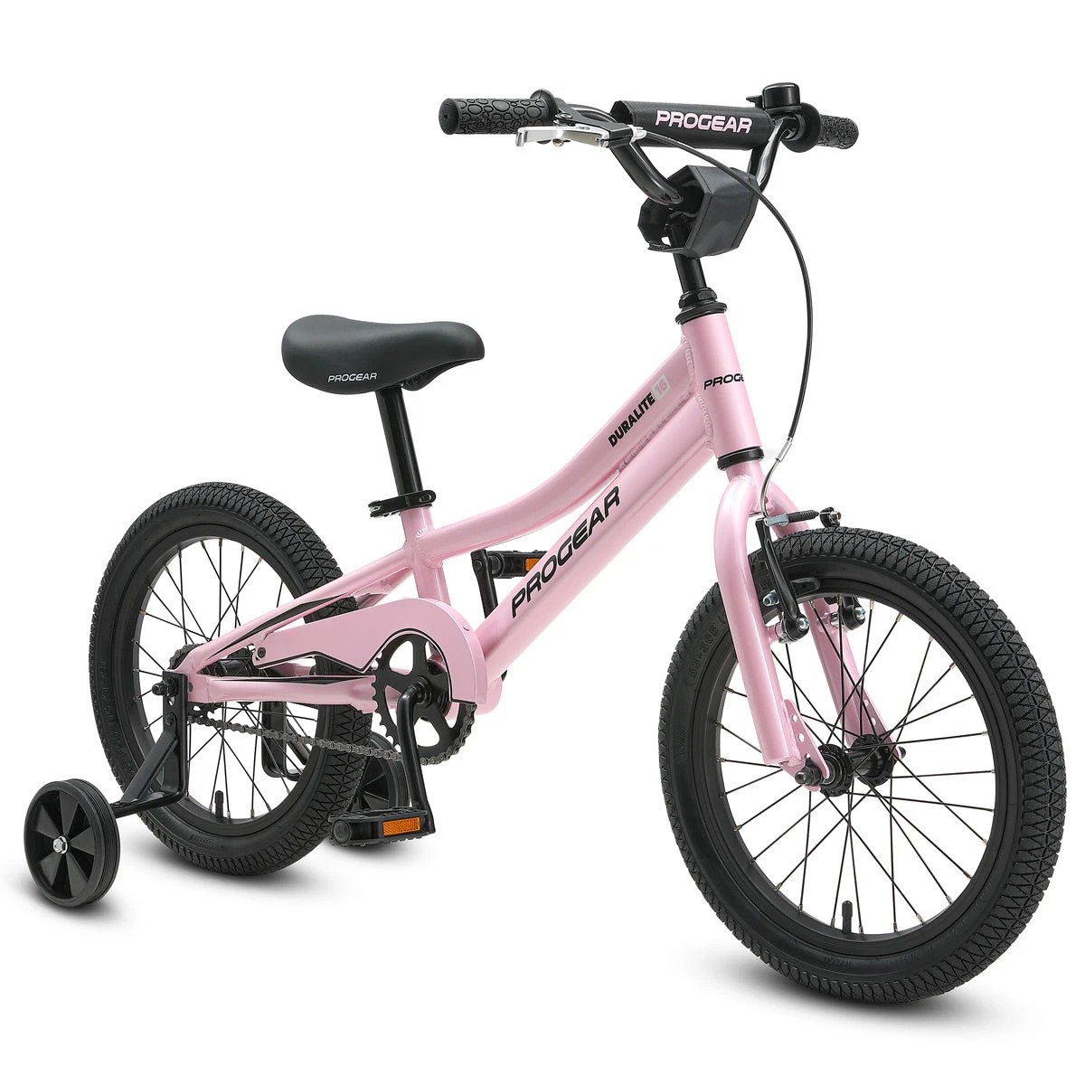1 Progear DuraLite Kids Bike 16" - Baby Pink, 1 of 3