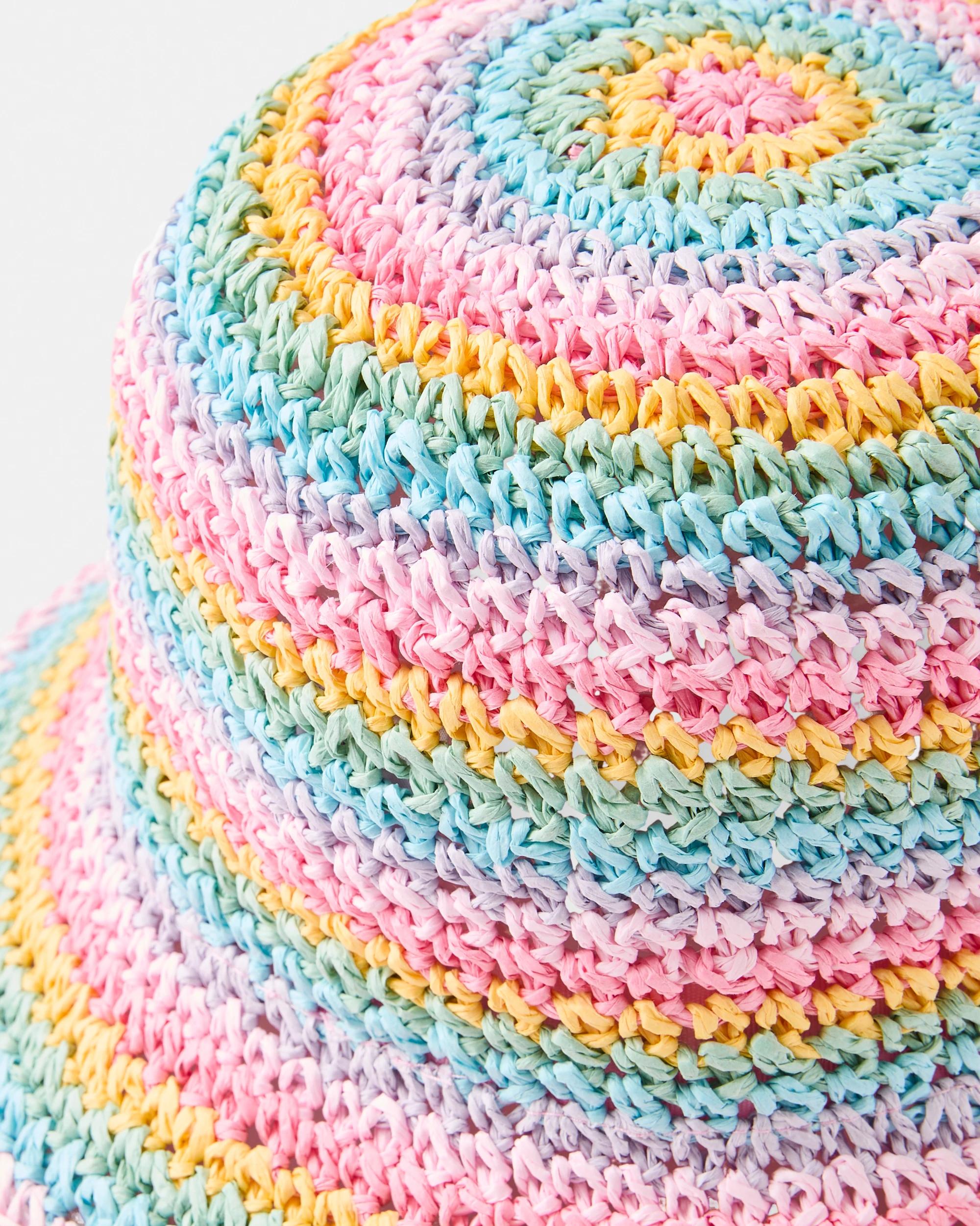 2 Crochet Bucket Hat Rainbow, 2 of 2