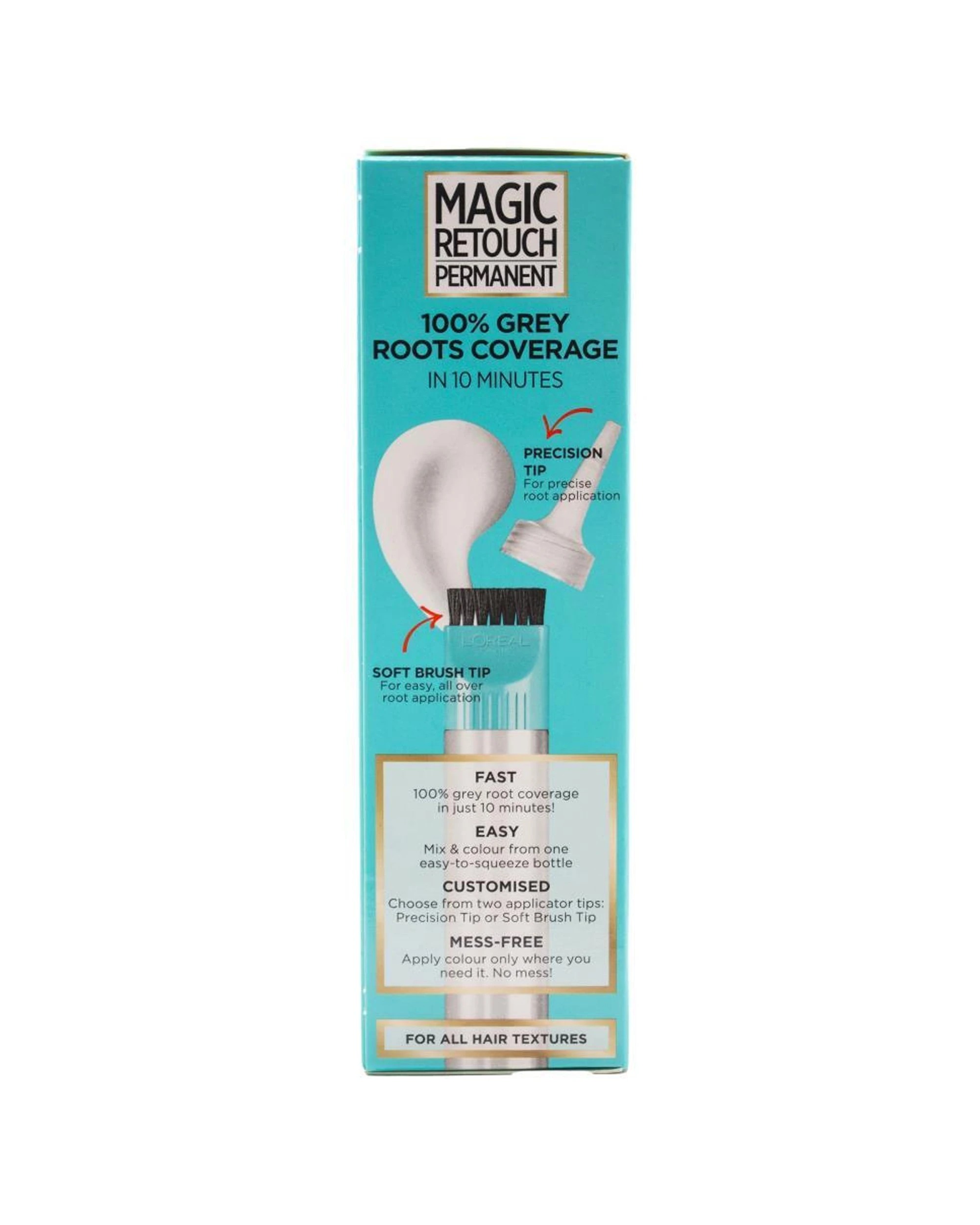 5 Loreal 3PK Paris Magic Retouch Permanent Hair Colour Light - Brown, 5 of 5