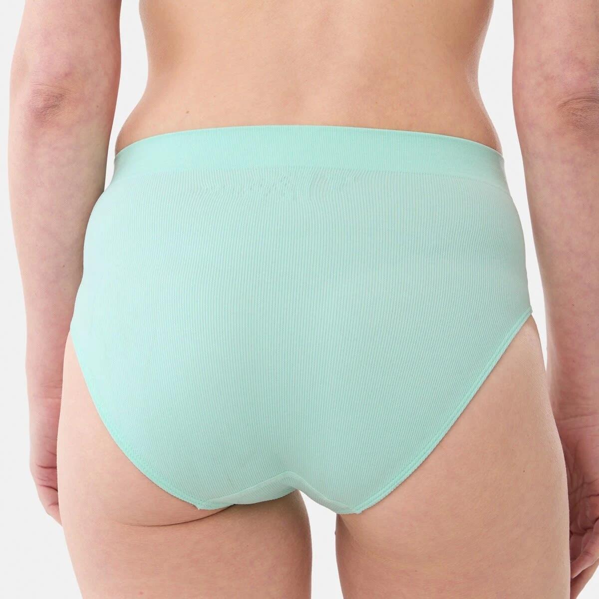 7 3 Pack Rib Seamfree Full Briefs BLUE MARINE, BALLERINA, BRIGHT MINT, 7 of 8