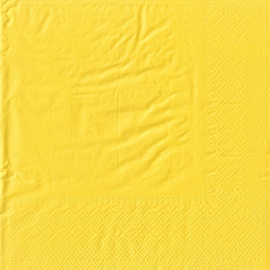 1 Alpen Yellow Dinner Napkins / Serviettes (Pack of 50), 1 of 1