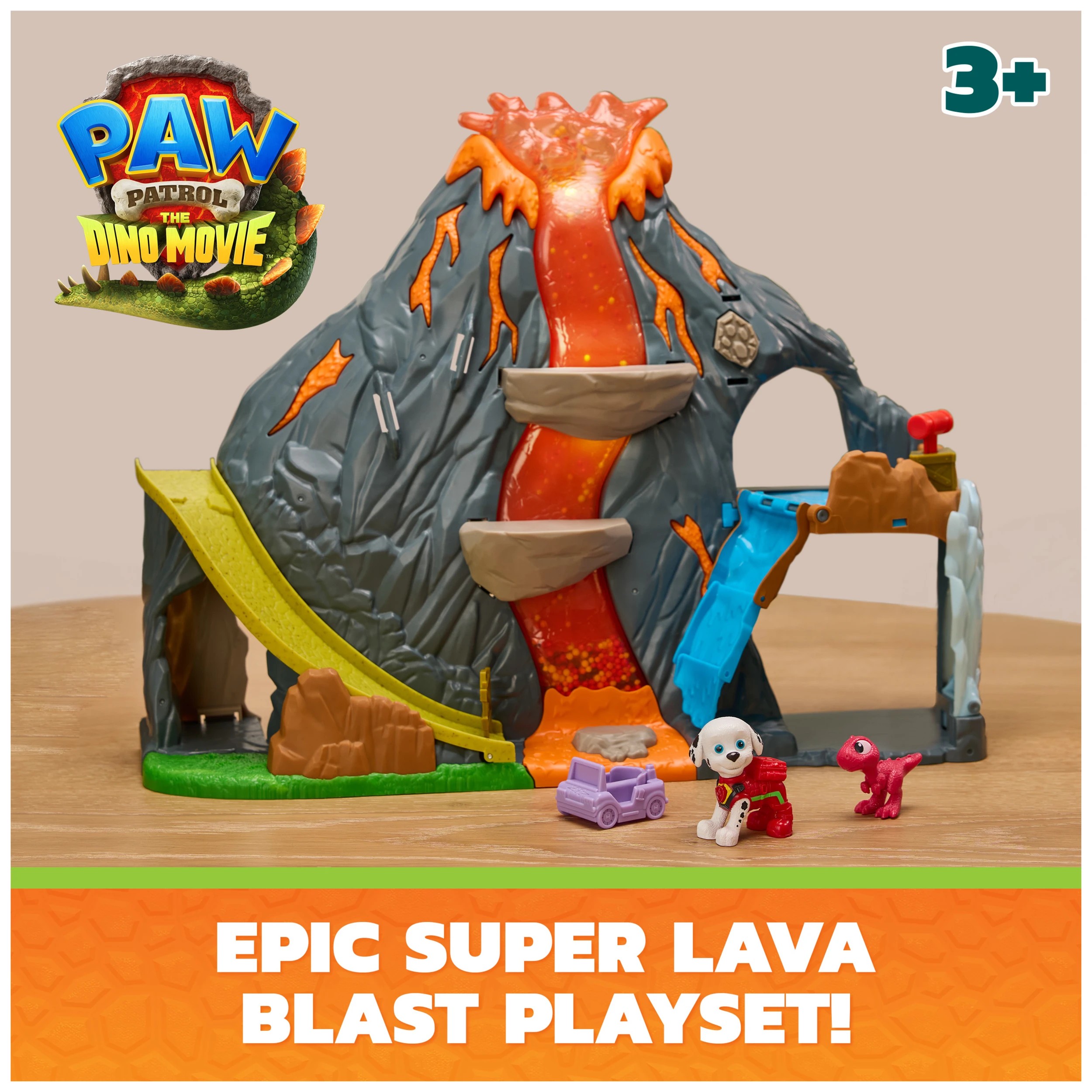 2 PAW Patrol: The Dino Movie Super Lava Blast Playset, 2 of 9