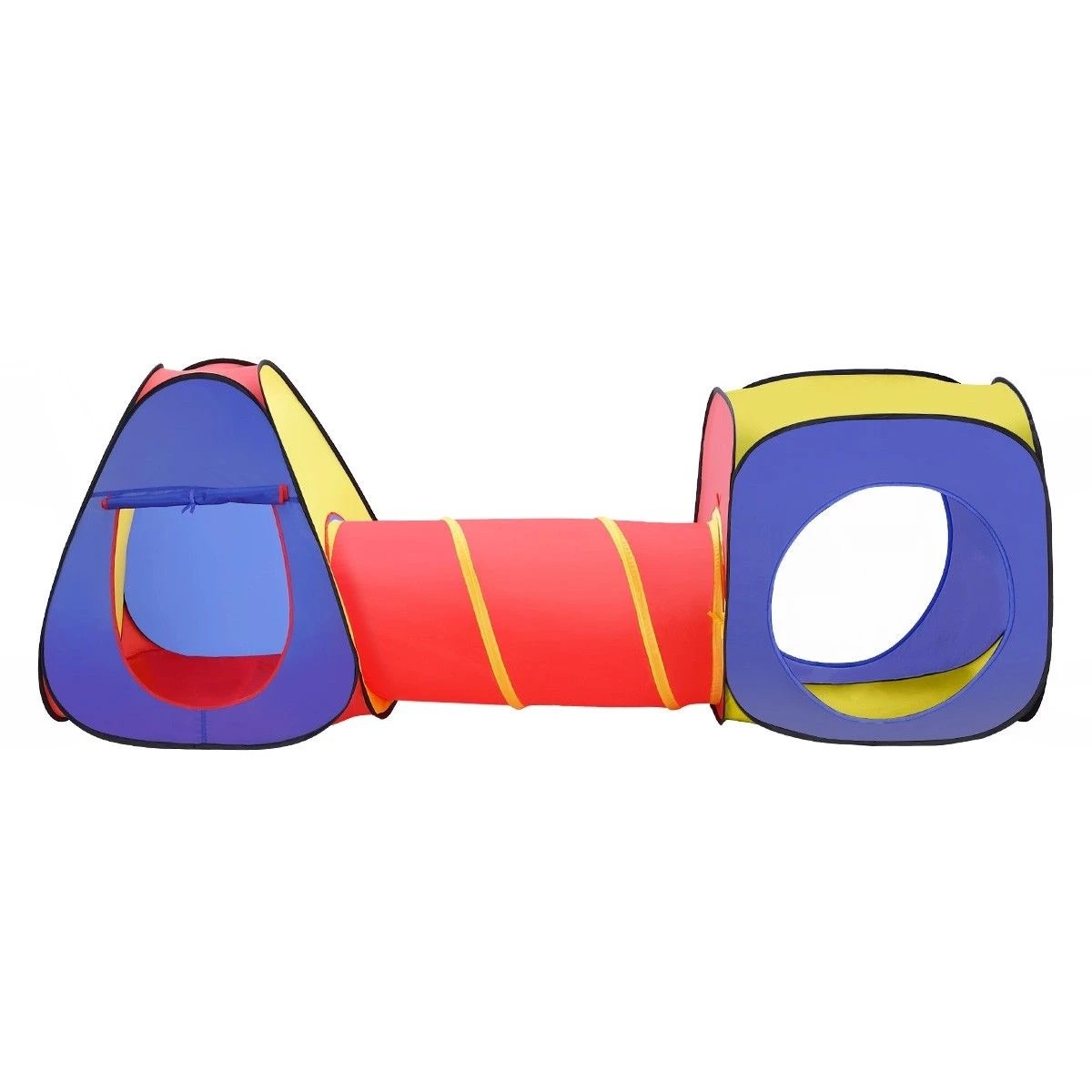 3 AUSWAY Kids Play Tent with Tunnel Set Children Teepee Tent, 3 of 8