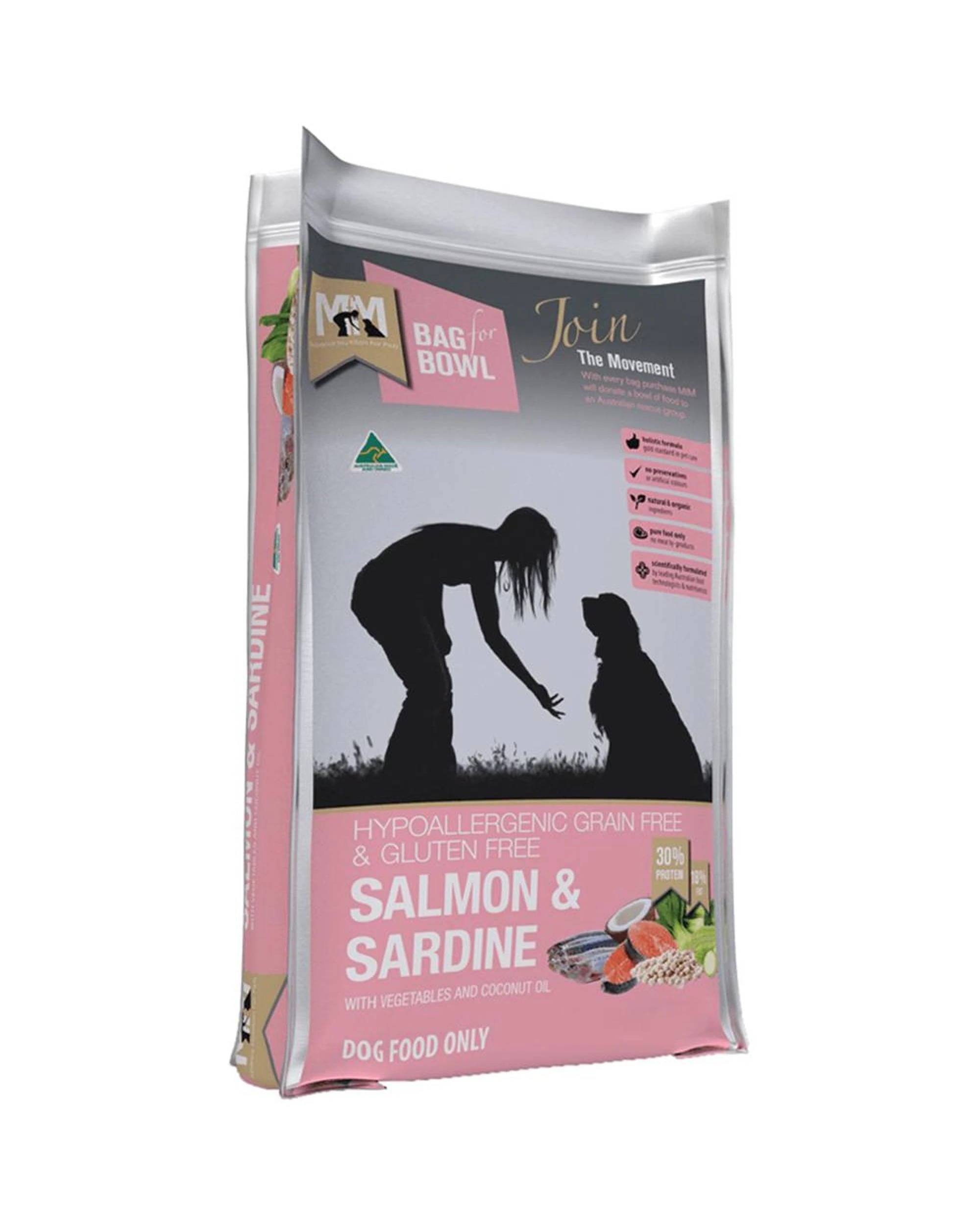 1 MFM Grain Free & Gluten Free Salmon & Sardine Dog Food 2.5kg, 1 of 1