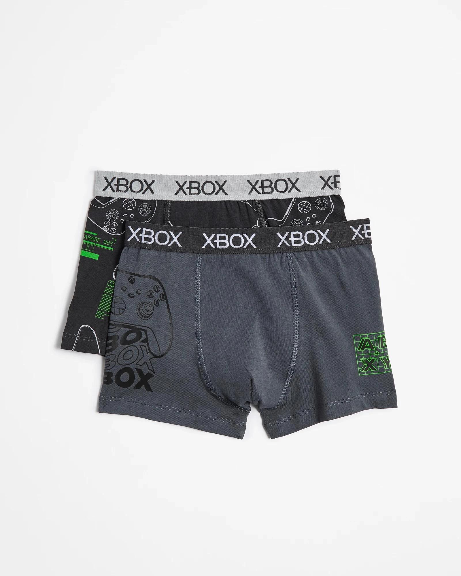 1 X-Box XBox Boys Trunks 2 Pack - Steel/Black BLACK, 1 of 1