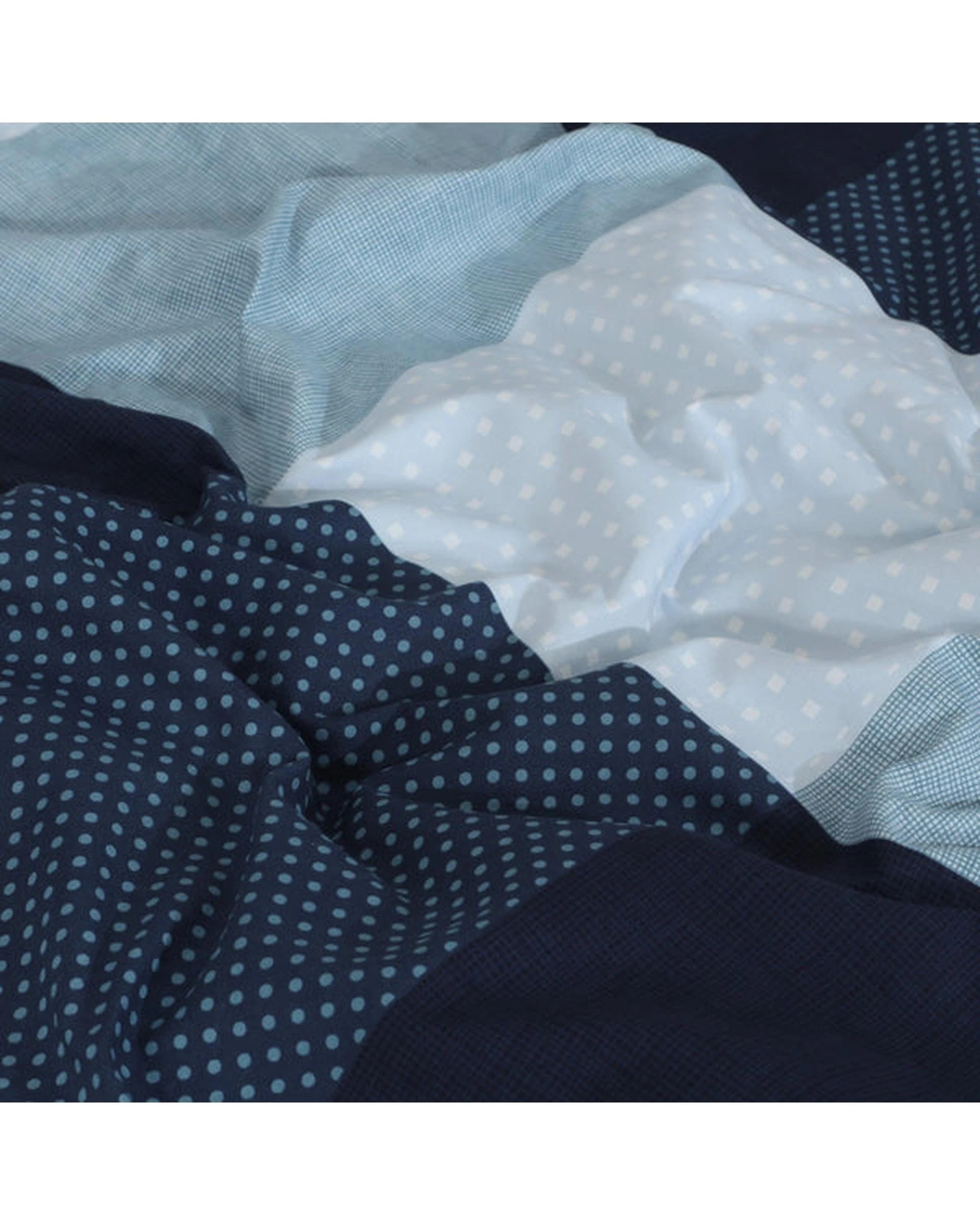 4 Amsons Quilt Cover Set - Blue - Pillowcase Only, 4 of 6