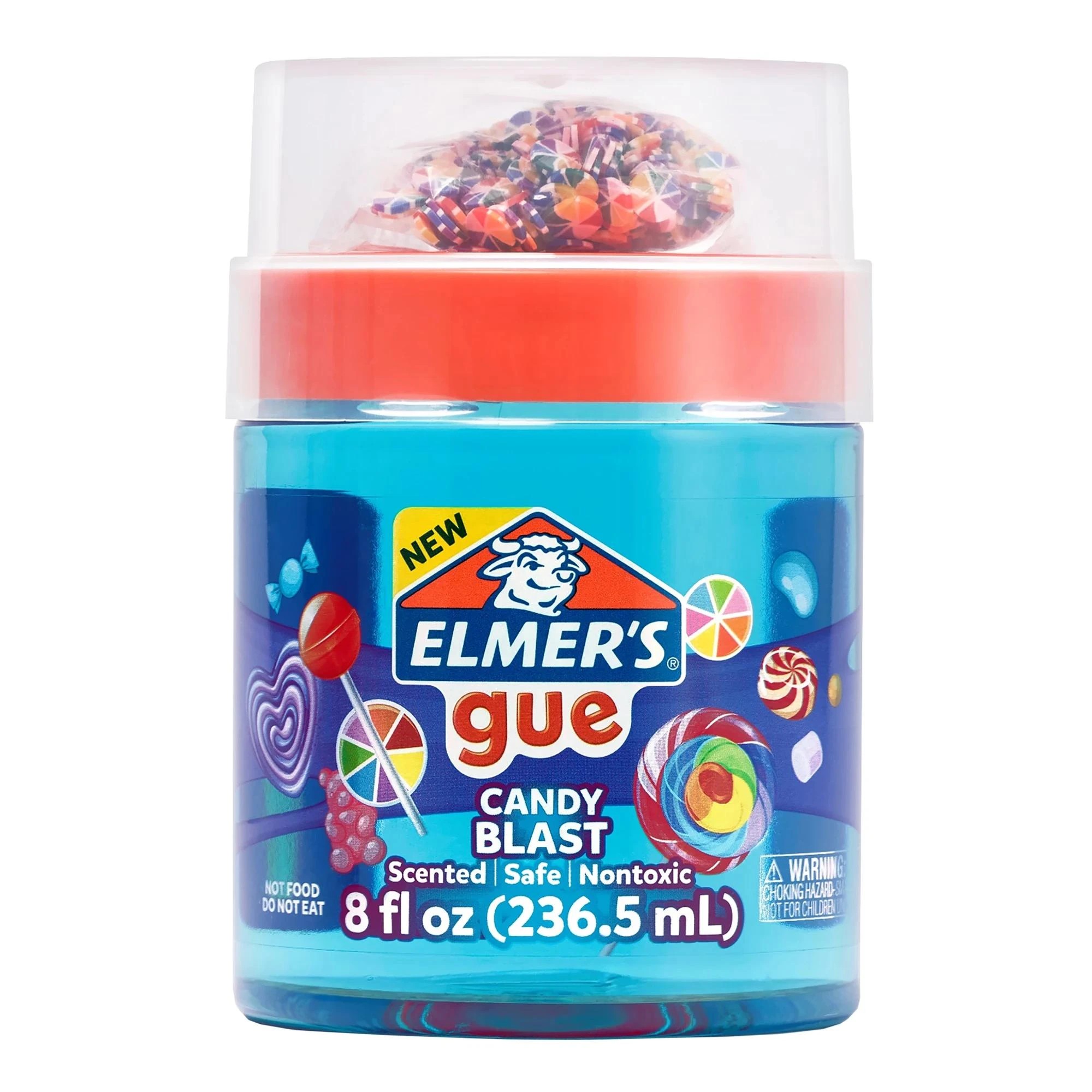 1 Elmers Gue Premade Slime Candy Blast - Blue, 1 of 8