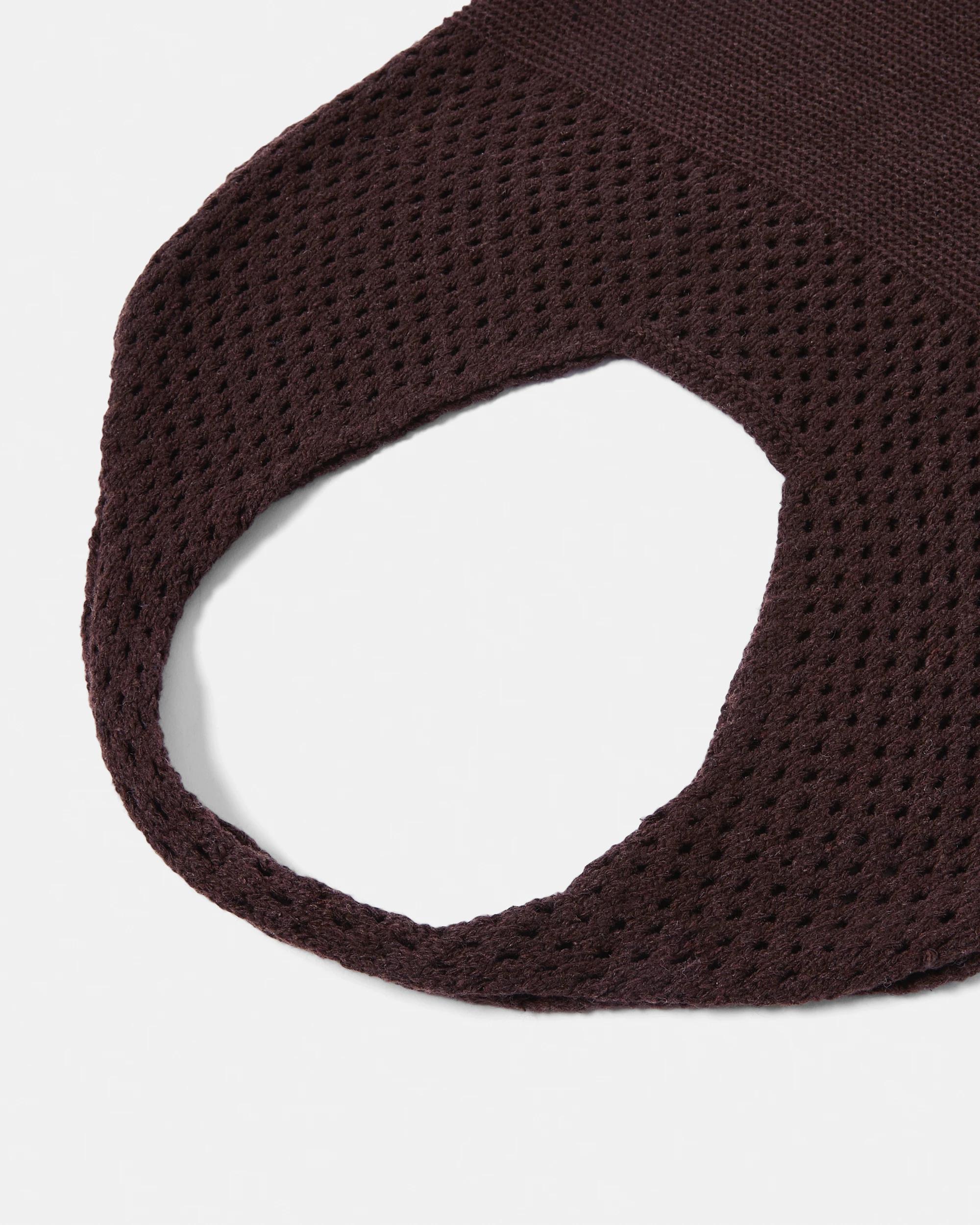 4 Crochet Shoulder Bag Melt Brown, 4 of 4