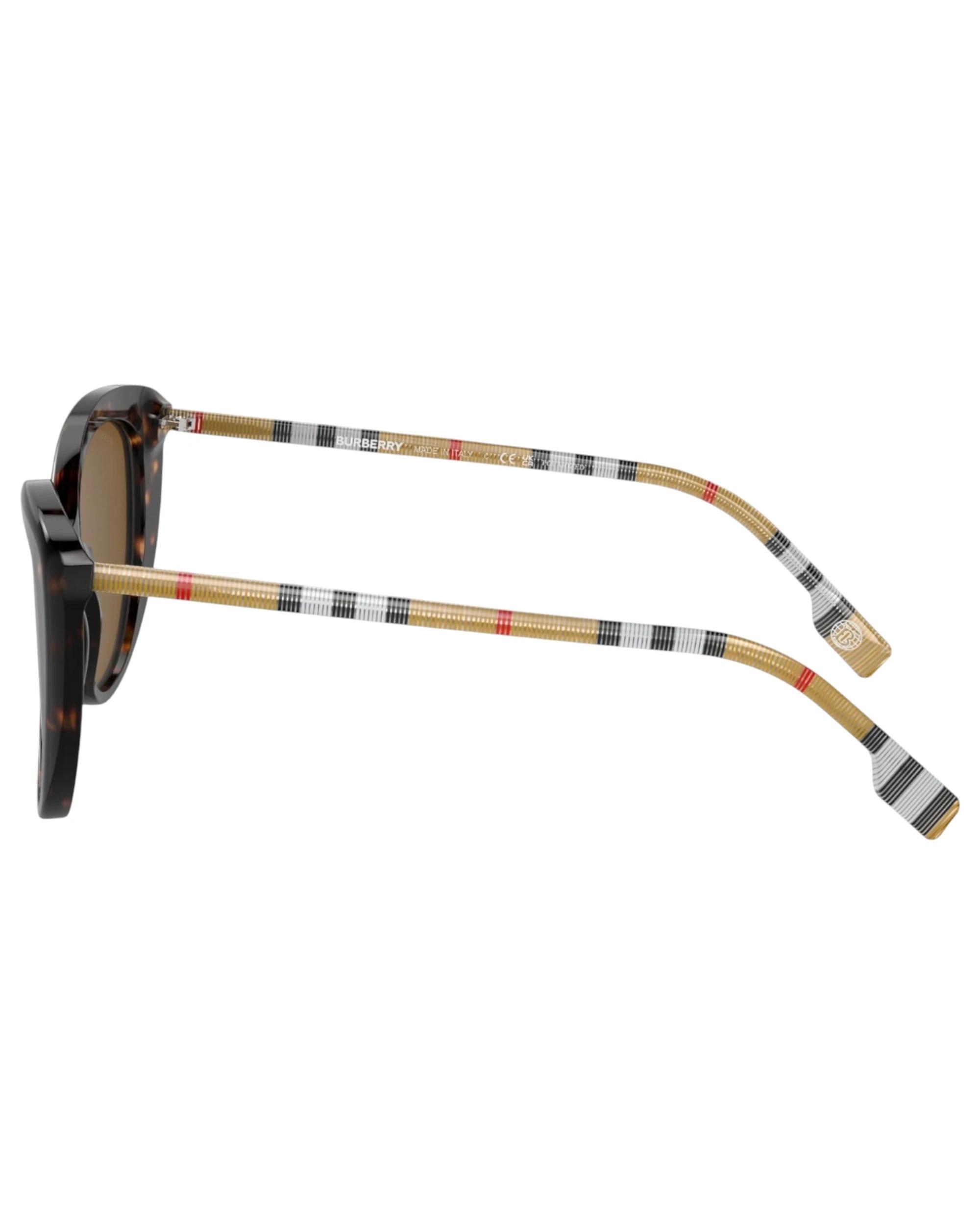 5 Burberry Womens Polarised Sunglasses BE4407 Dark Havana/ Brown Sunnies DARK HAVANA/BROWN, 5 of 5