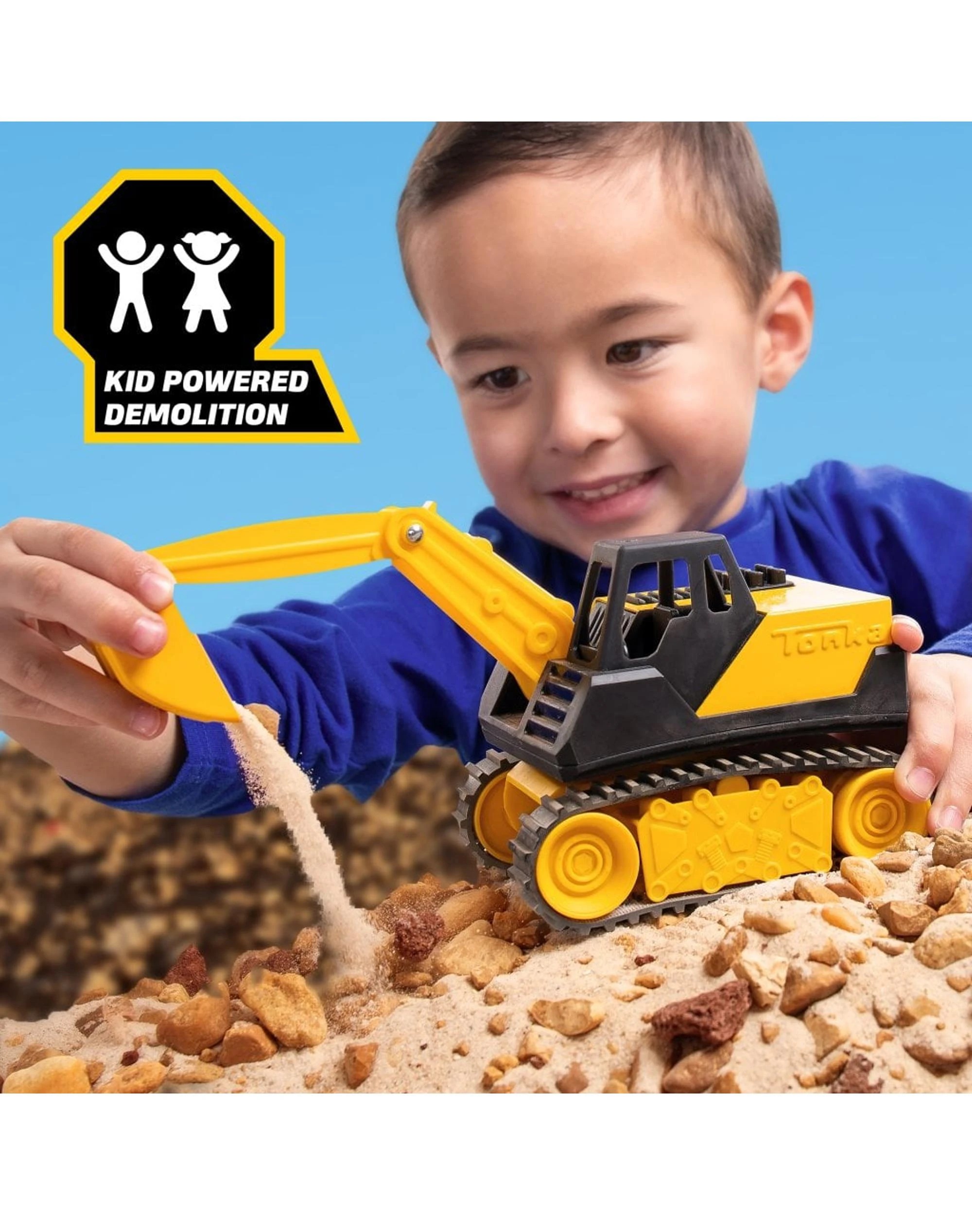 7 Tonka Steel Classics Excavator 1:32 Scale Vehicle, 7 of 8