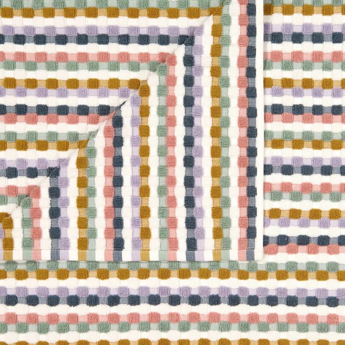 2 Multi Popcorn Cotton Bath Towel, 2 of 6