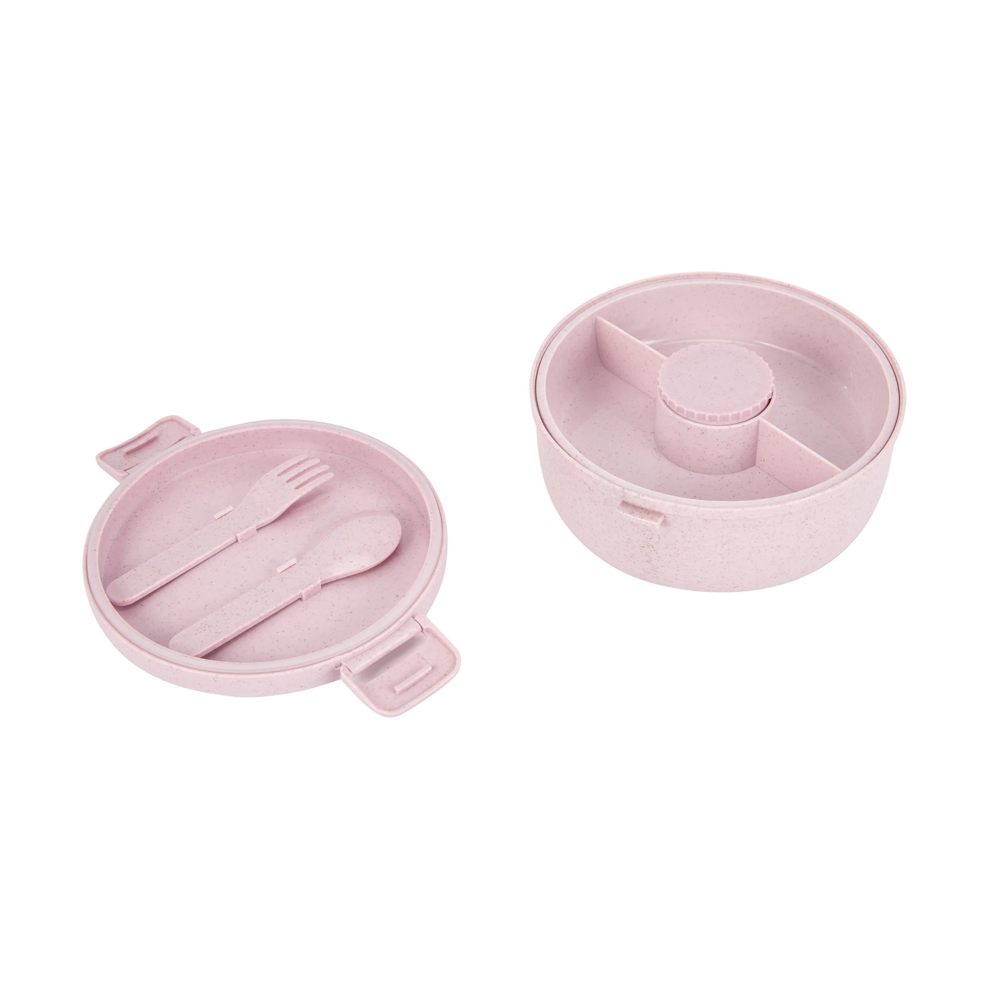 3 Pink Wheat Straw Salad Bowl, 3 of 5