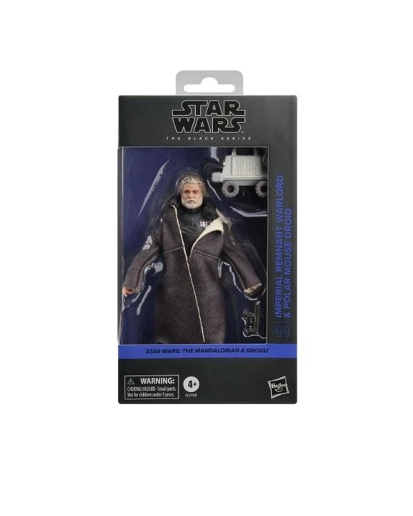 Star Wars The Black Series The Mandalorian and Grogu Imperial Remnant Warlord and Polar Mouse Droid Action Figure