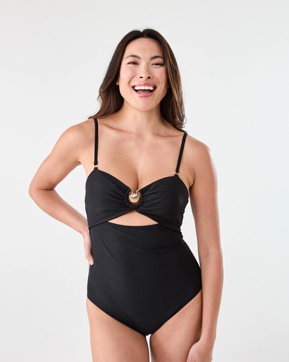 Trim Cut Out One Piece Swimsuit