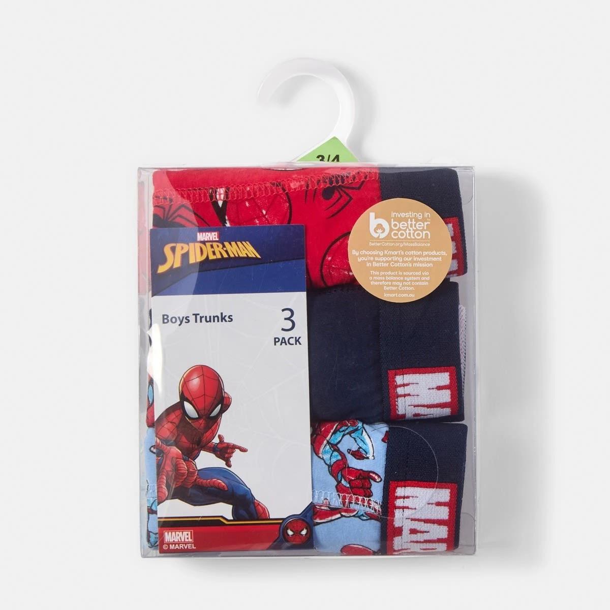 6 3 Pack Spider-Man License Trunks Spiderman, 6 of 6