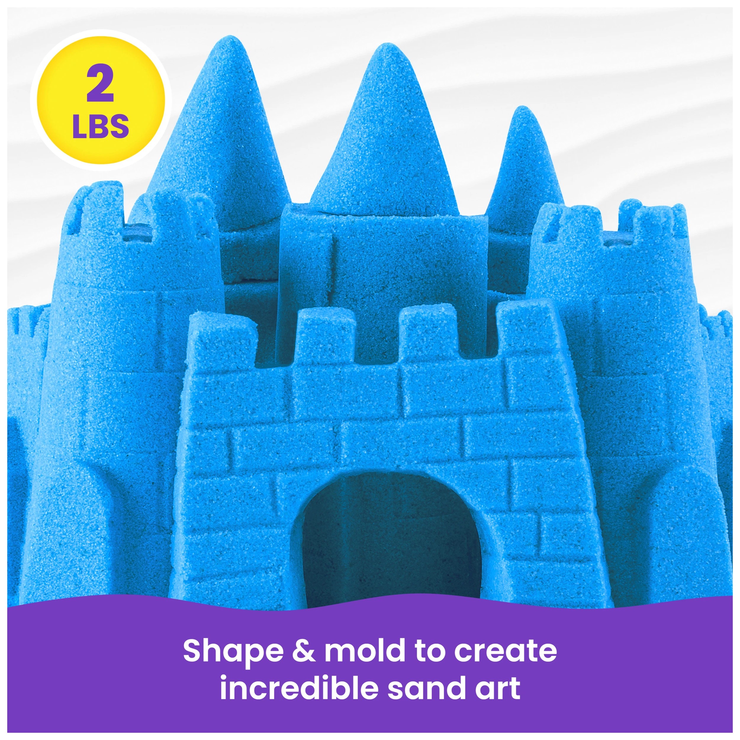 3 Kinetic Sand 2lb Bag - Blue - Multi, 3 of 8