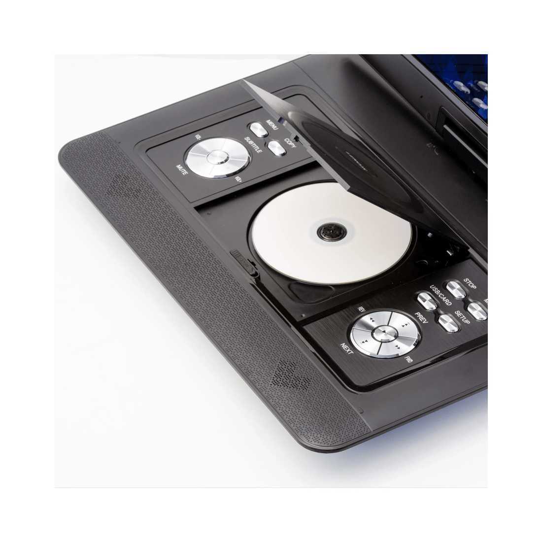 7 Lenoxx 15.4" Swivel Portable DVD Player & Screen, Rechargeable Entertainment, 7 of 7